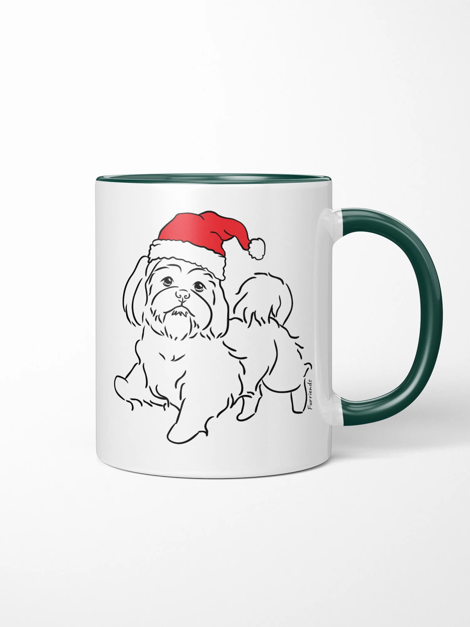 Shih Tzu Christmas Edition Ceramic Mug - Image 3