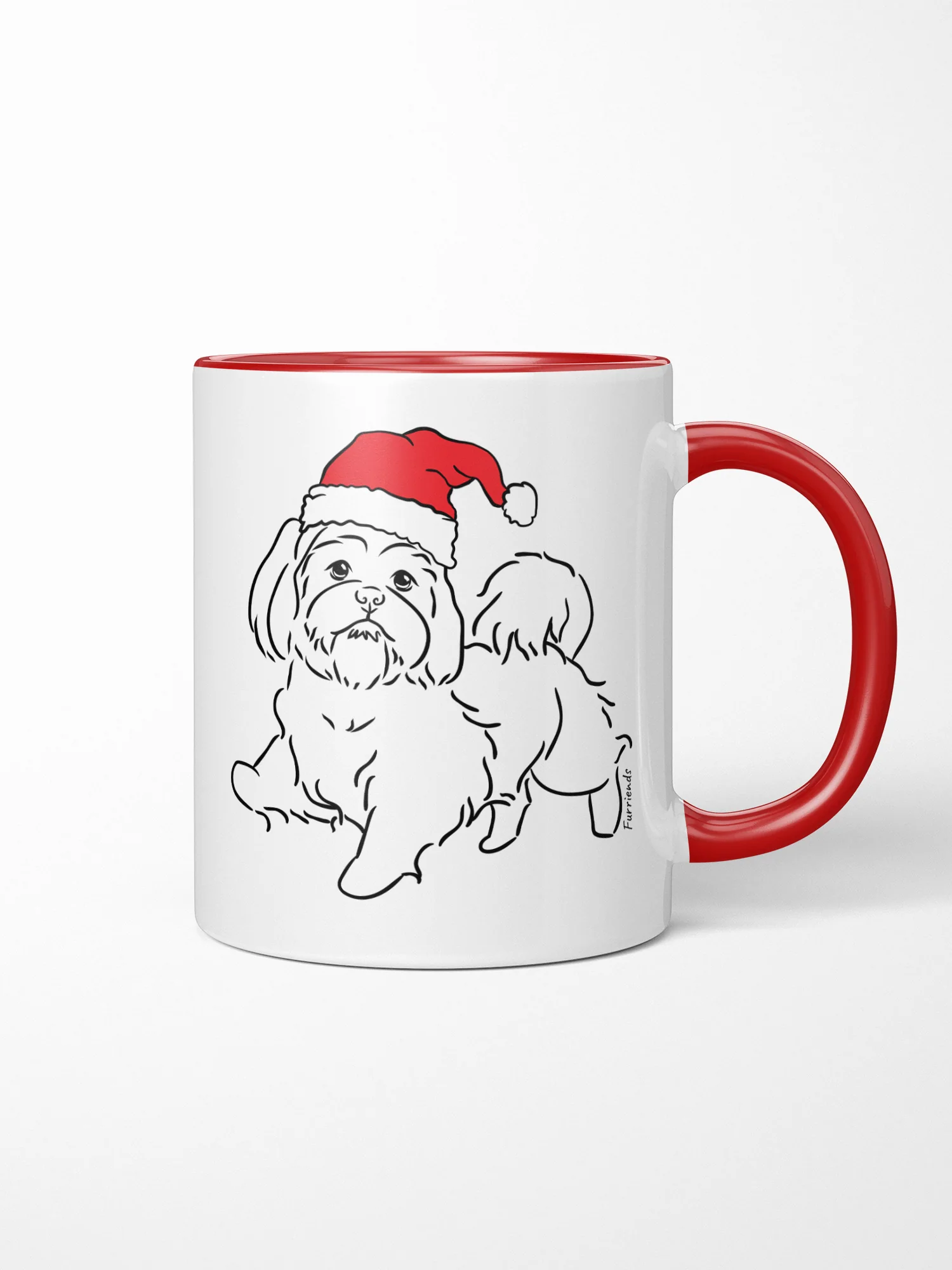 Shih Tzu Christmas Edition Ceramic Mug - Image 4