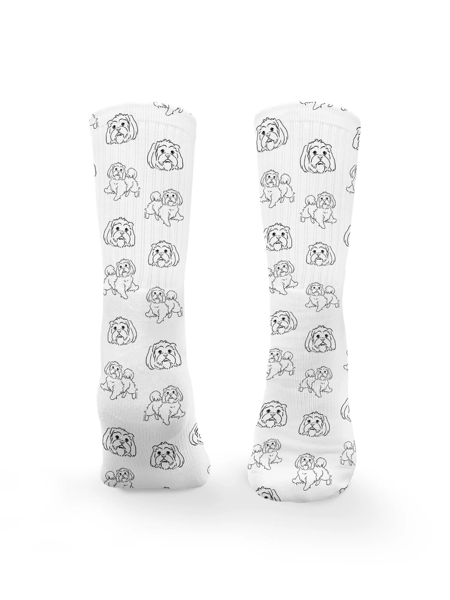 Shih Tzu Crew Socks - Image 6