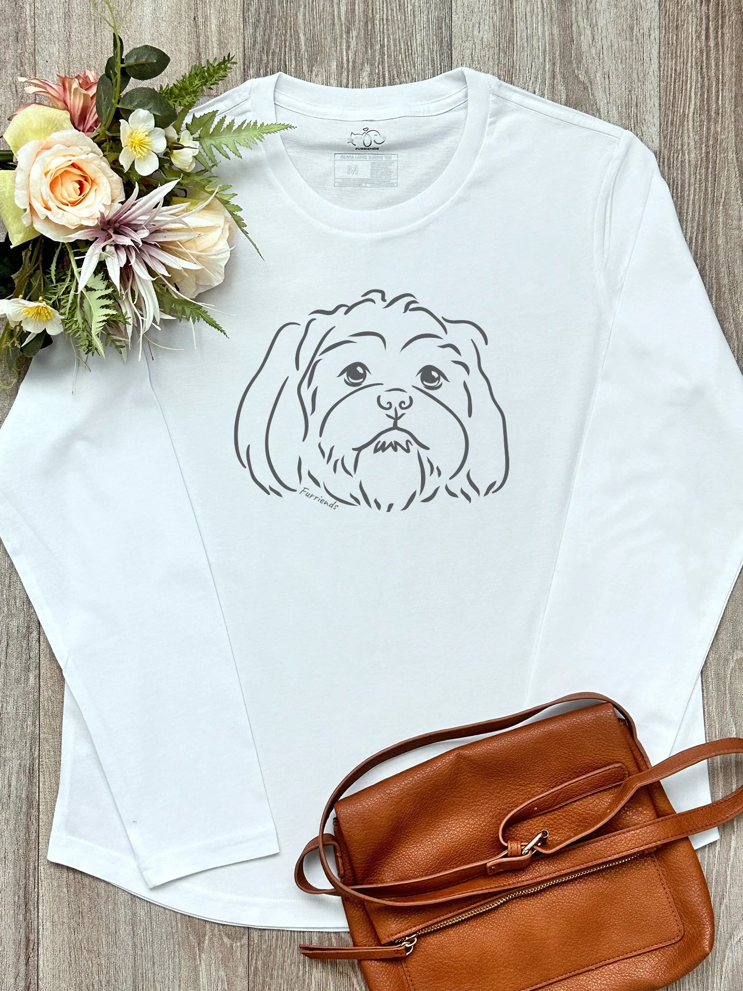 Shih Tzu Olivia Women's Long Sleeve T-Shirt - Image 4