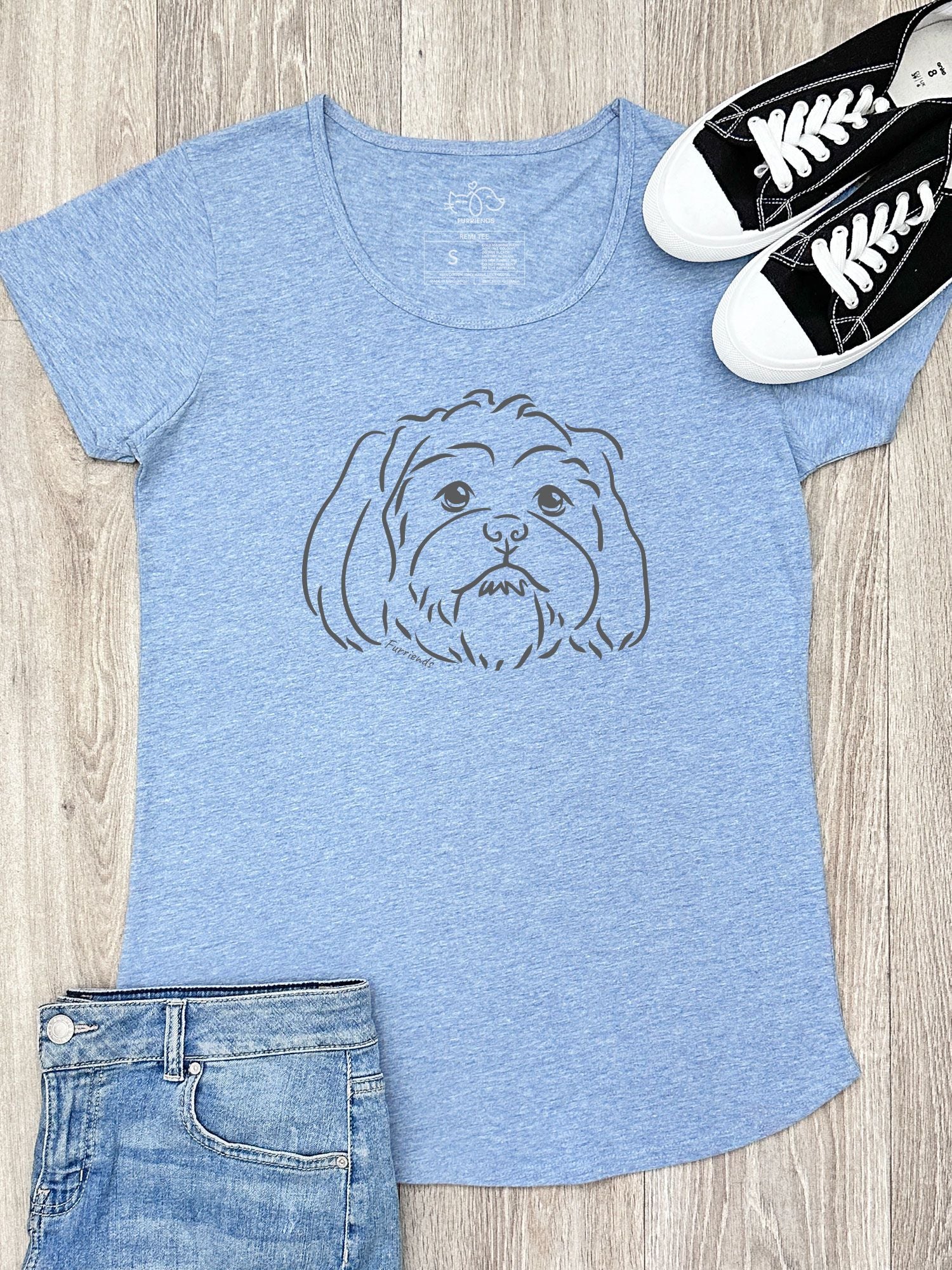 Shih Tzu Remi Women's Scoop Neck T-Shirt - Image 3