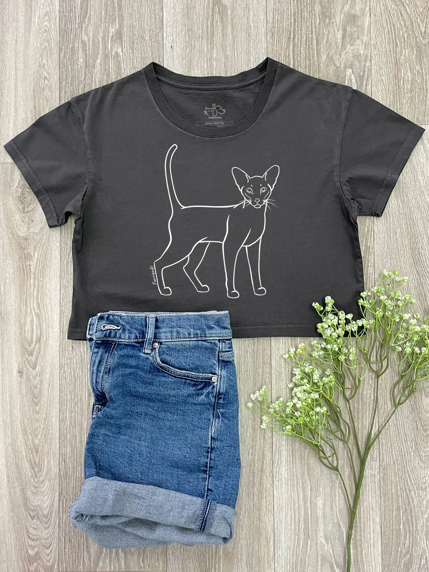 Siamese Annie Crop Tee - Image 5