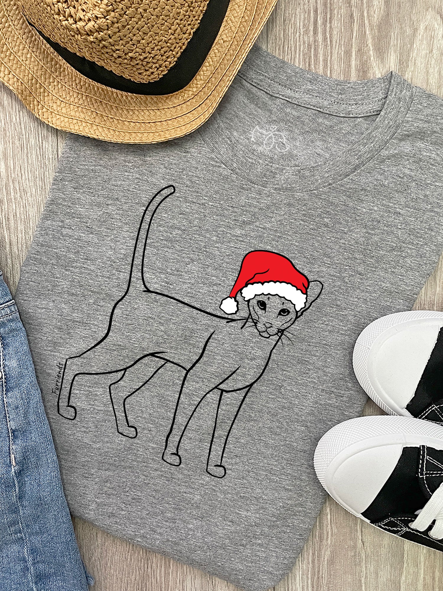 Siamese Christmas Edition Ava Women's Regular Fit Tee - Image 4