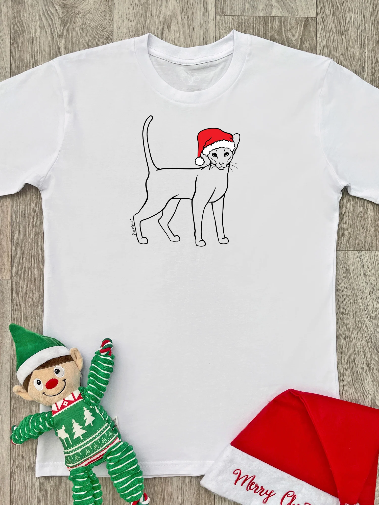 Siamese Christmas Edition Essential Unisex Tee - Image 2