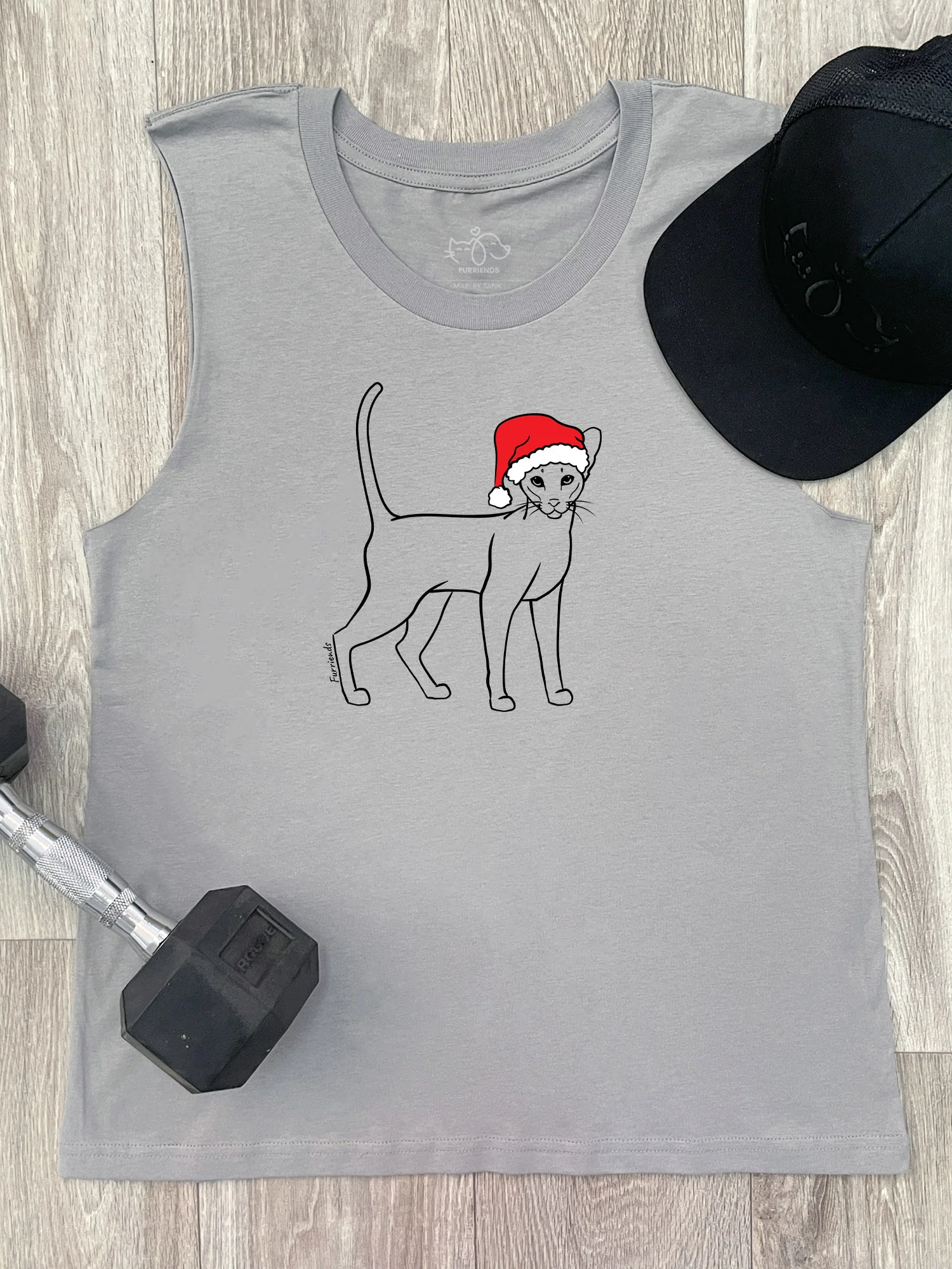 Siamese Christmas Edition Marley Tank - Image 3