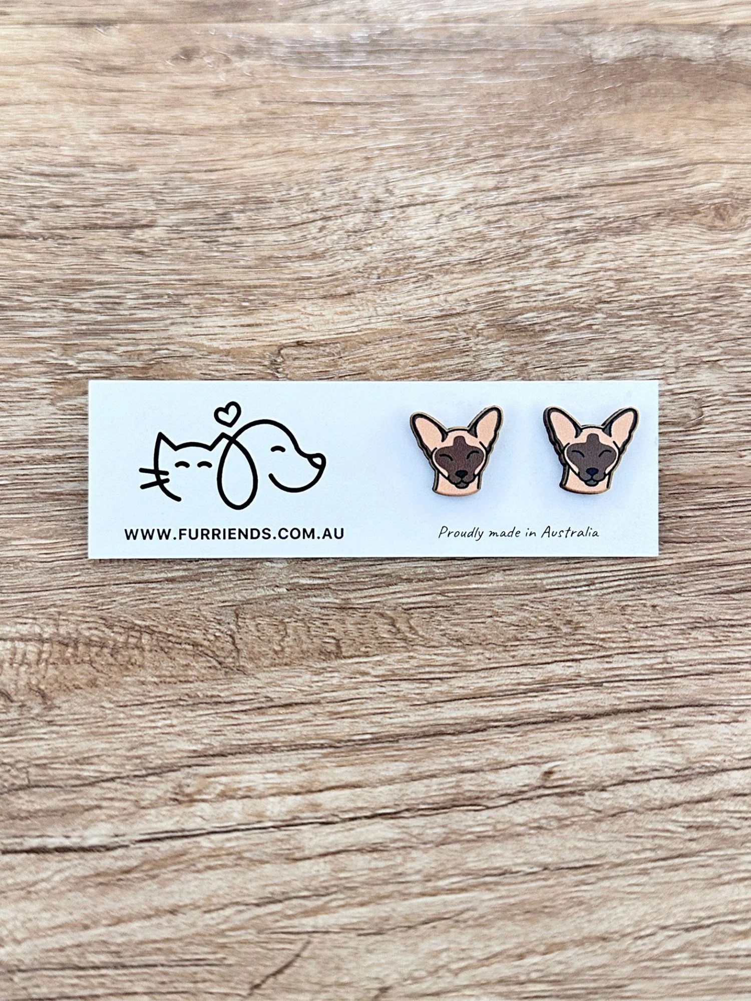 Siamese ColourPop Stud Earrings - Image 2