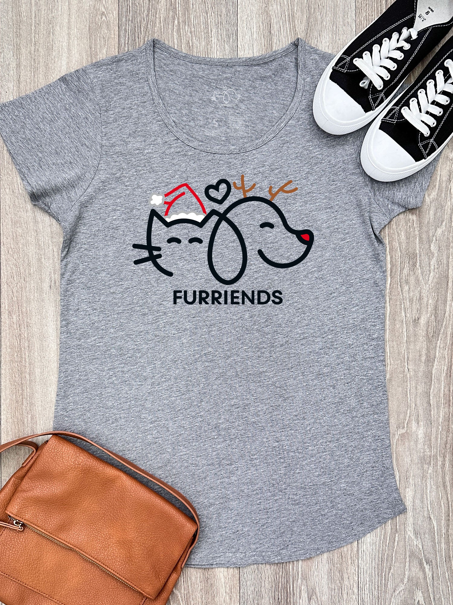 Furriends Signature Christmas Edition Remi Women's Tee - Image 3