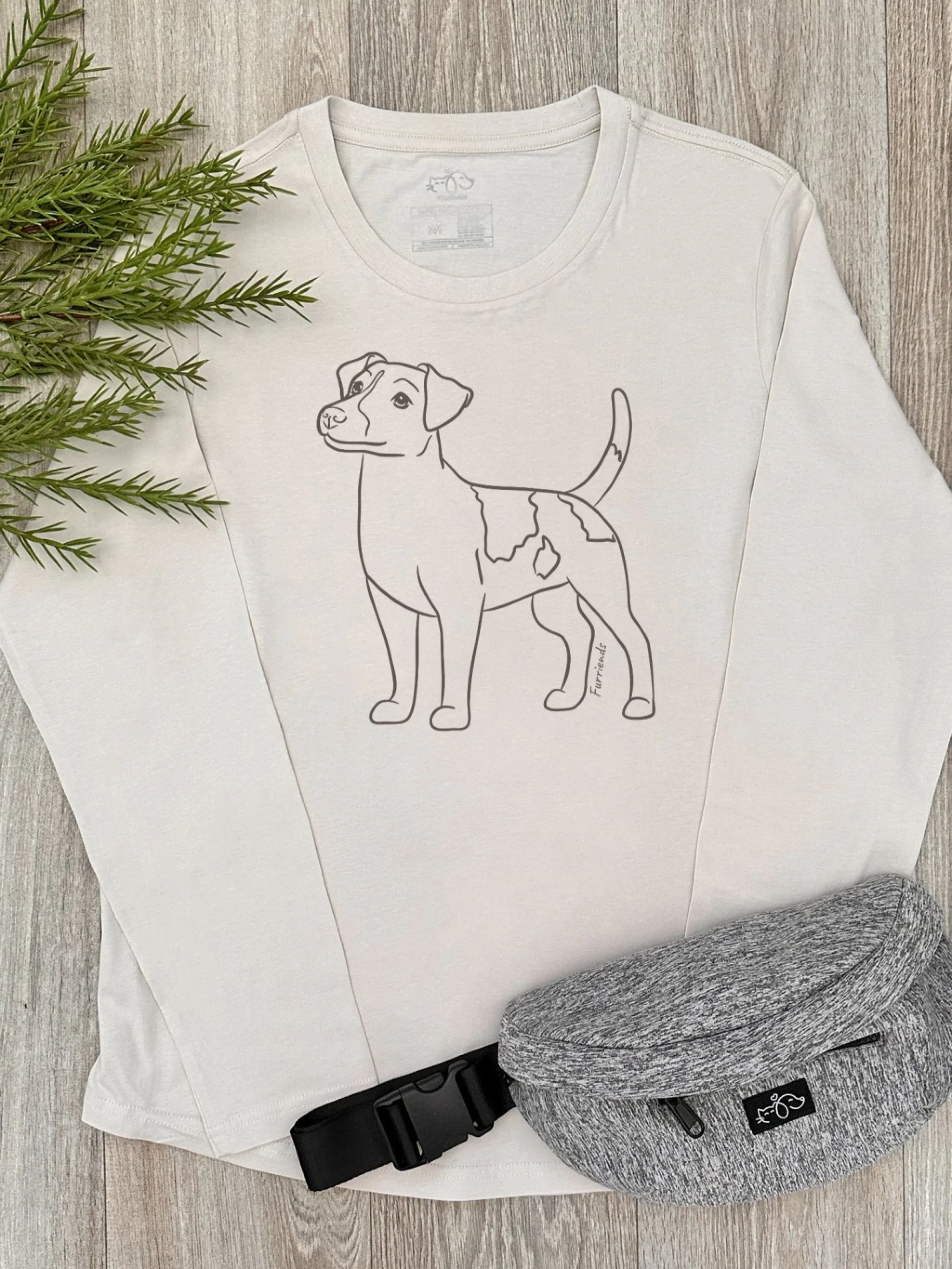Smooth Coat Jack Russell Terrier Olivia Women's Long Sleeve T-Shirt - Image 5