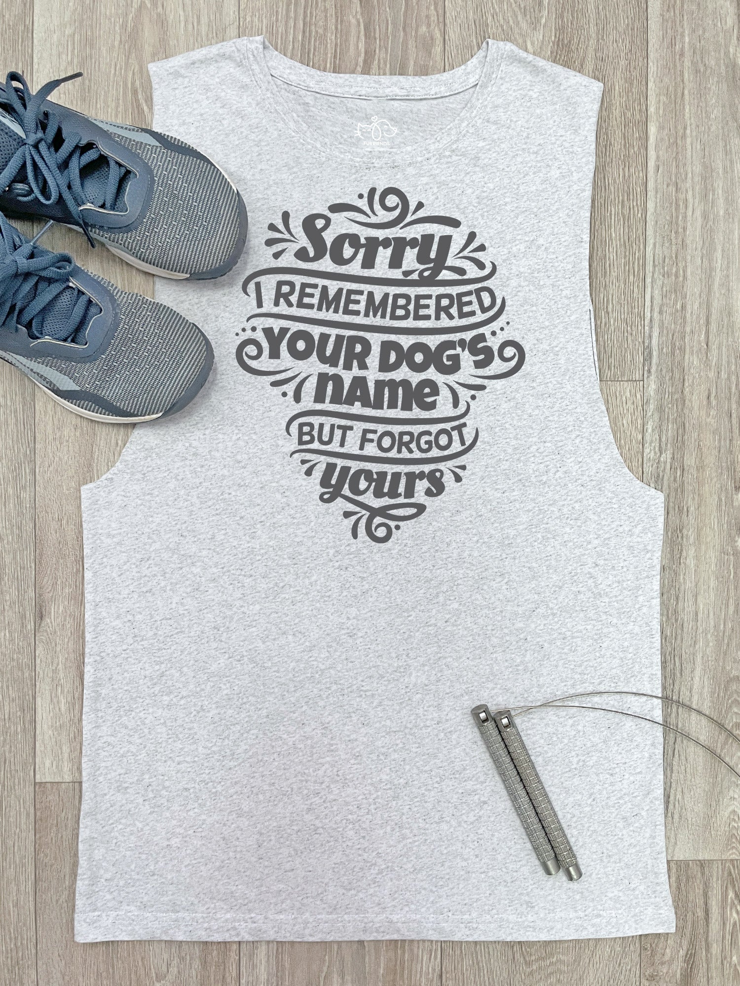 Sorry I Forgot Your Name Axel Drop Armhole Muscle Tank - Image 2