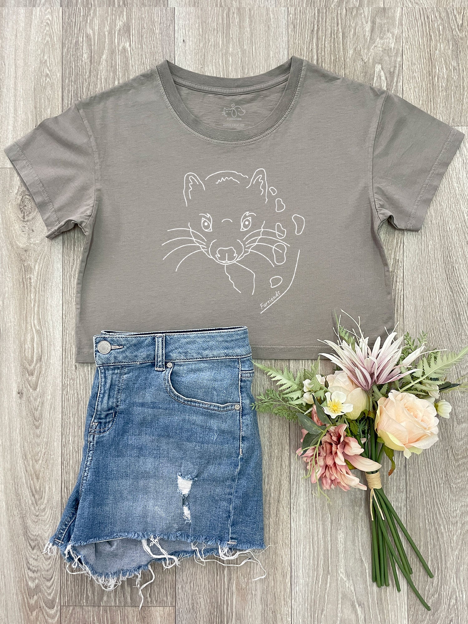 Spotted-Tailed Quoll Annie Crop Tee - Image 2