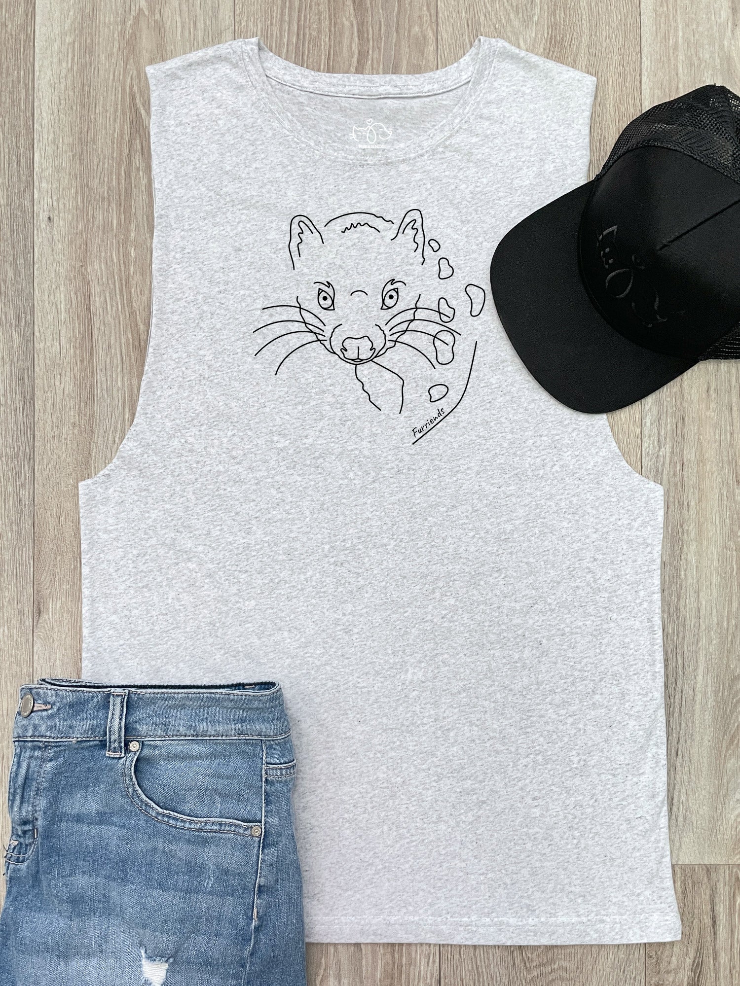 Spotted-Tailed Quoll Axel Drop Armhole Muscle Tank - Image 2