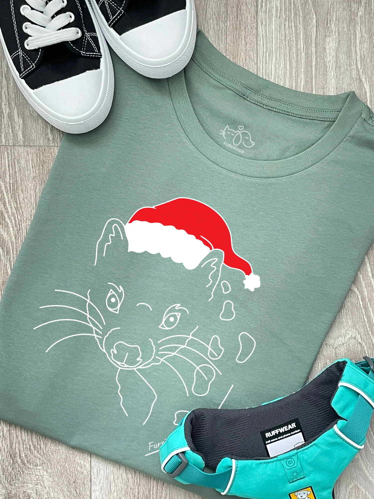 Spotted-Tailed Quoll Christmas Edition Ava Women's Regular Fit Tee - Image 3