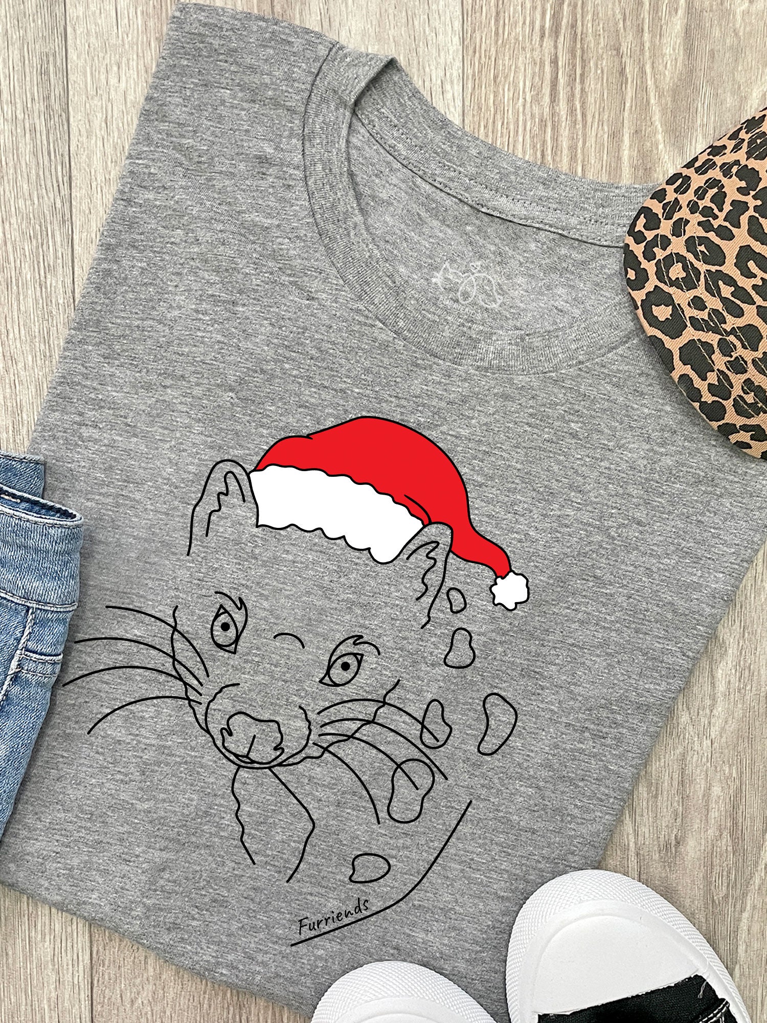 Spotted-Tailed Quoll Christmas Edition Ava Women's Regular Fit Tee - Image 4
