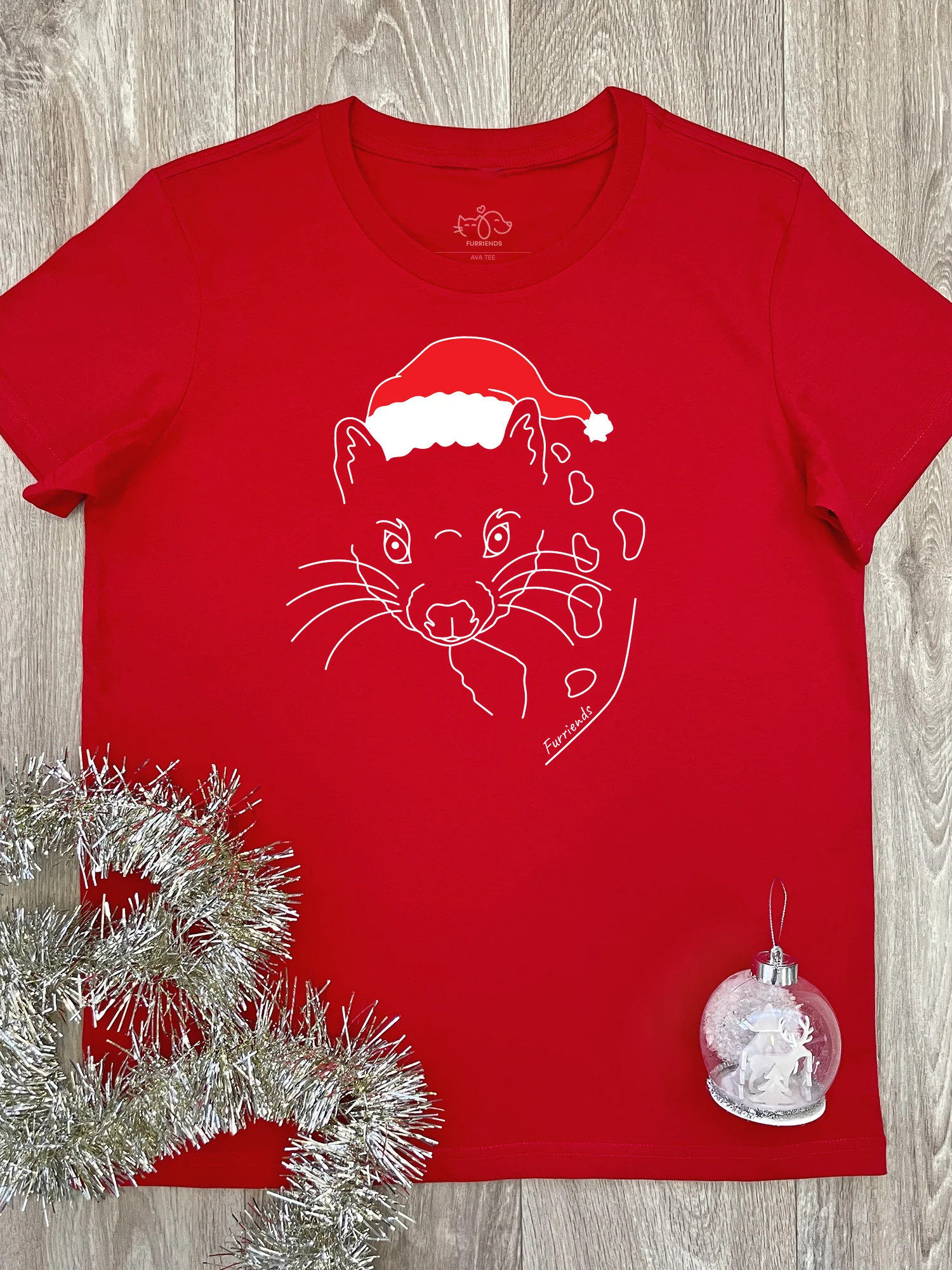 Spotted-Tailed Quoll Christmas Edition Ava Women's Regular Fit Tee - Image 6
