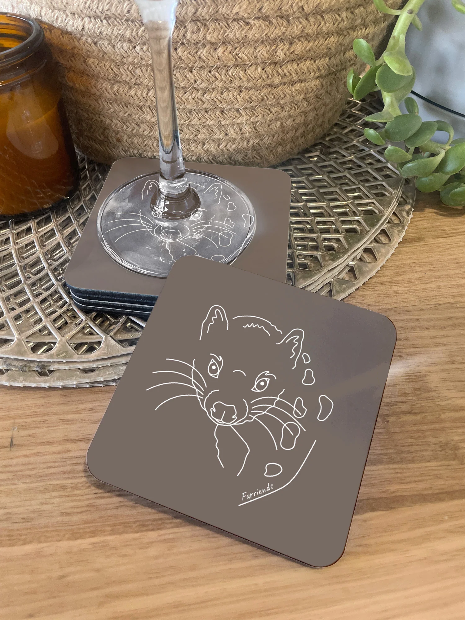 Spotted-Tailed Quoll Coaster - Image 3