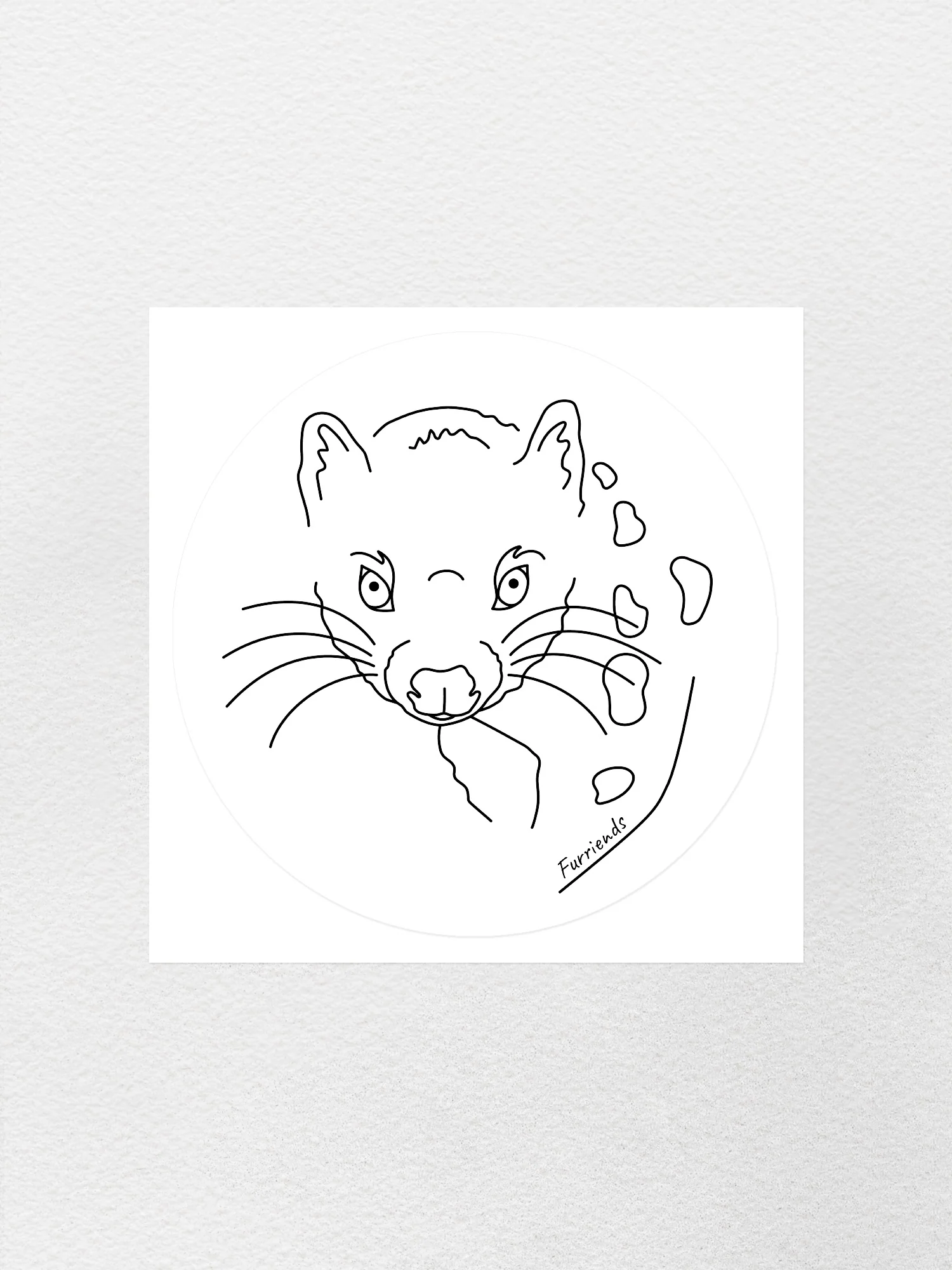 Spotted-Tailed Quoll Sticker - Image 4