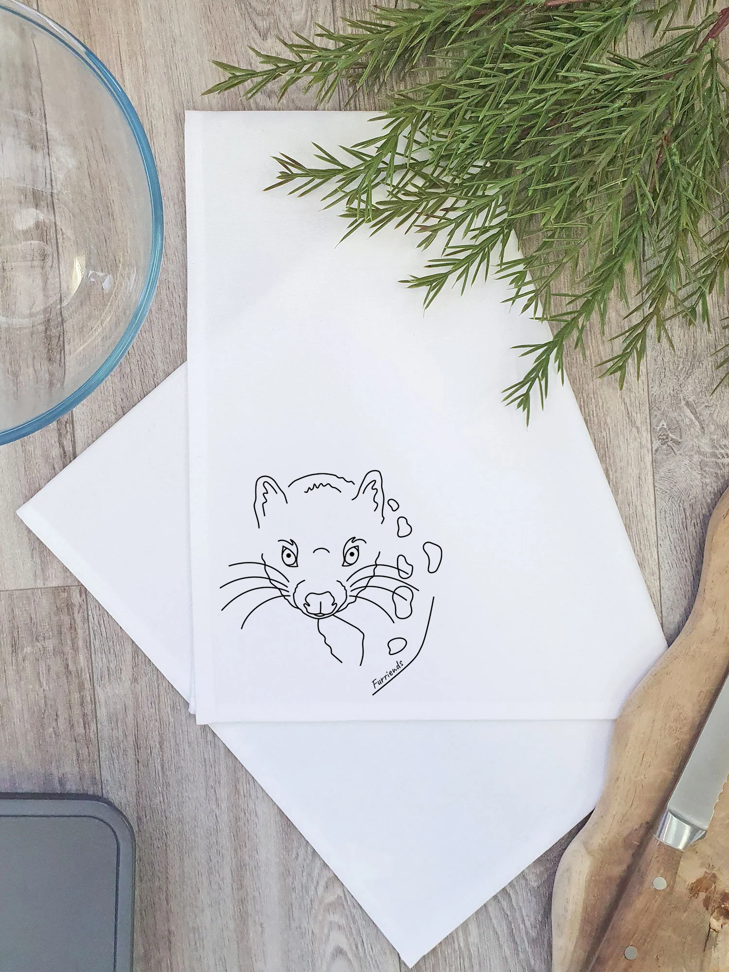 Spotted-Tailed Quoll Tea Towel - Image 3