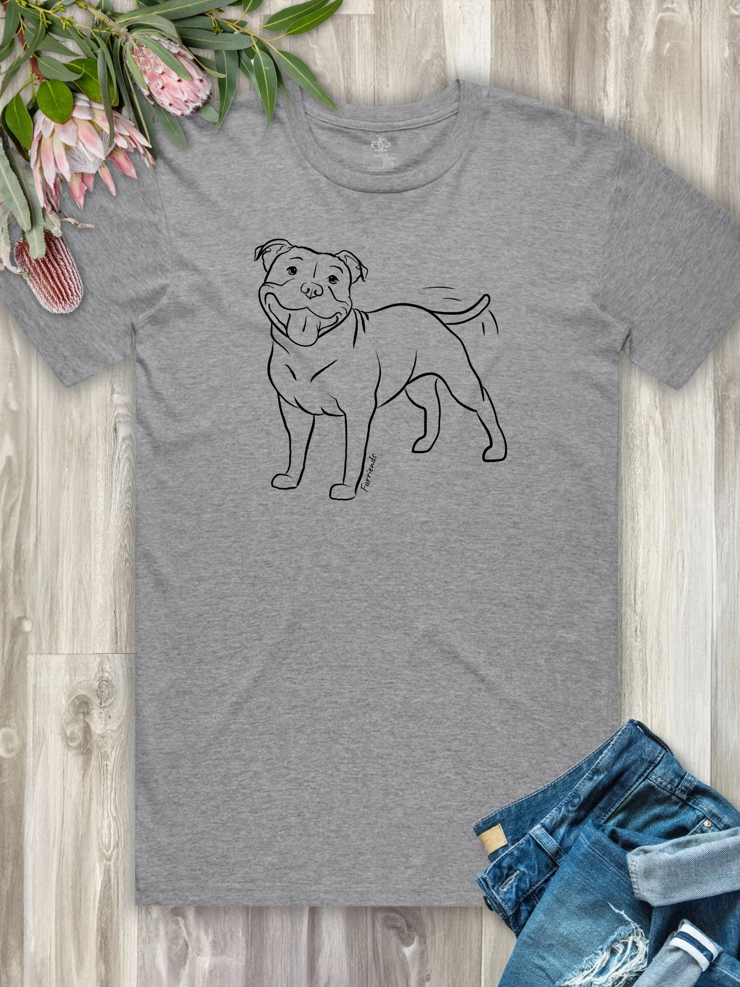 Staffordshire Bull Terrier Regular Fit T-shirt - Image 12