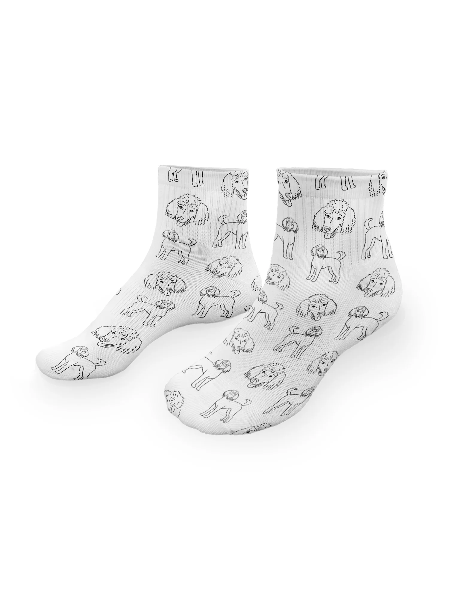 Poodle Ankle Socks - Image 2