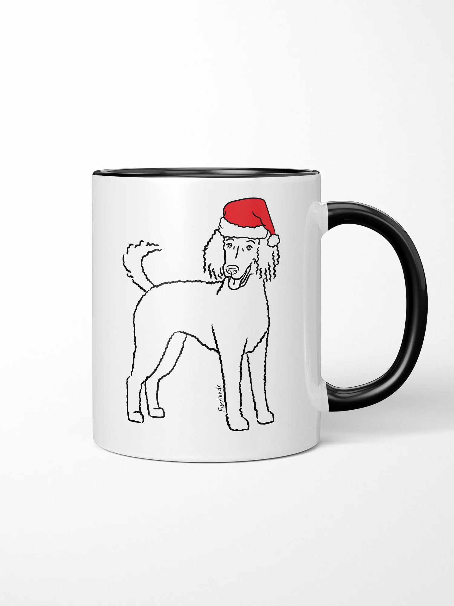 Poodle Christmas Edition Ceramic Mug - Image 4