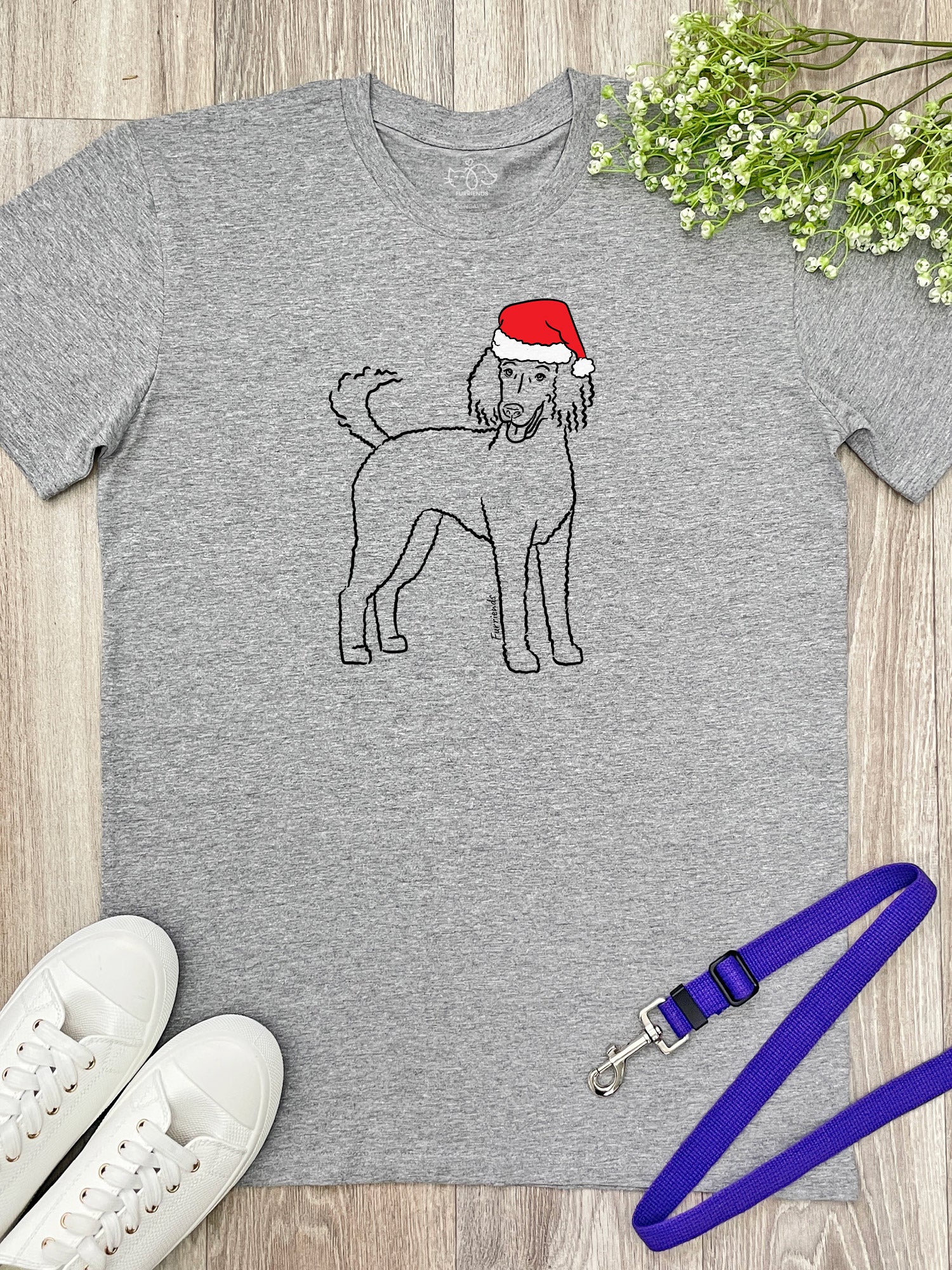 Poodle Christmas Edition Essential Unisex Tee - Image 7