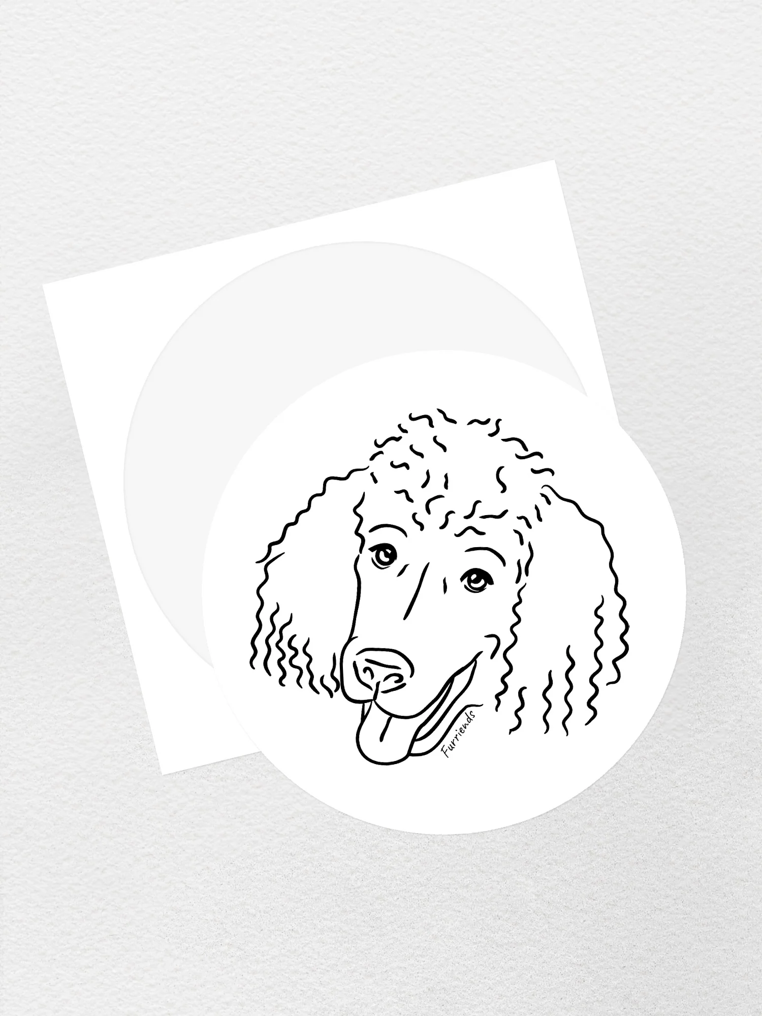 Poodle Sticker - Image 2