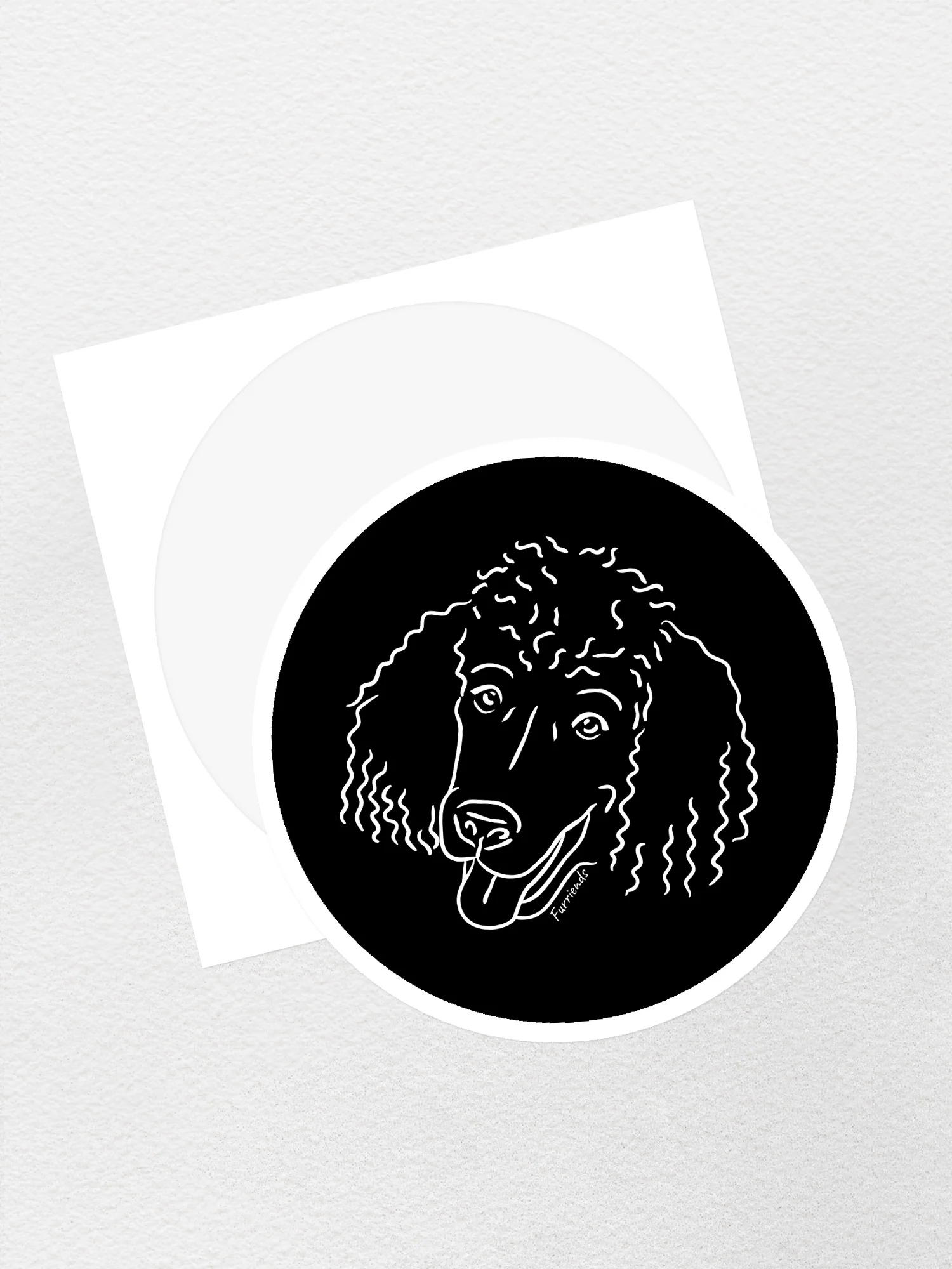 Poodle Sticker - Image 3