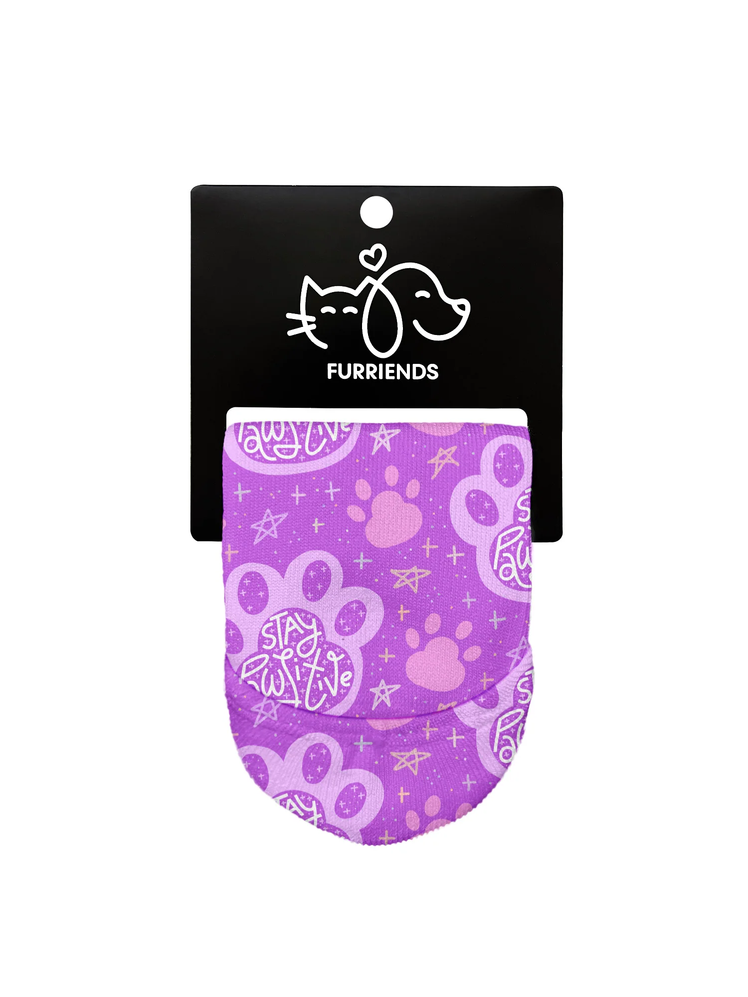 Stay Pawsitive No Show Socks - Image 3