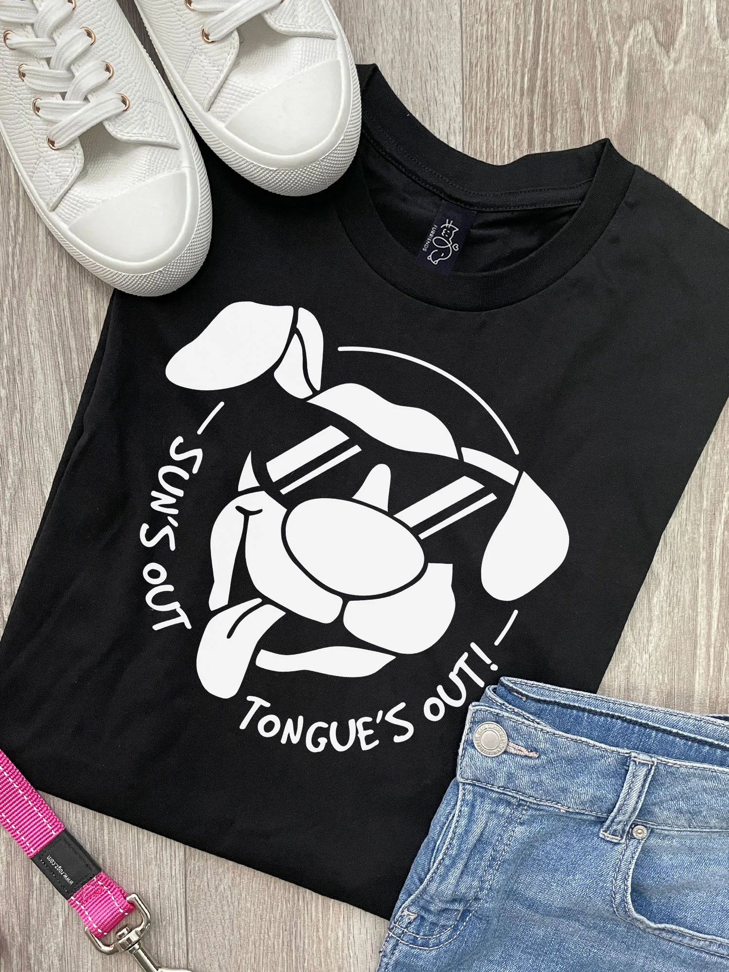 Sun's Out Tongue's Out Ava Women's Regular Fit Tee