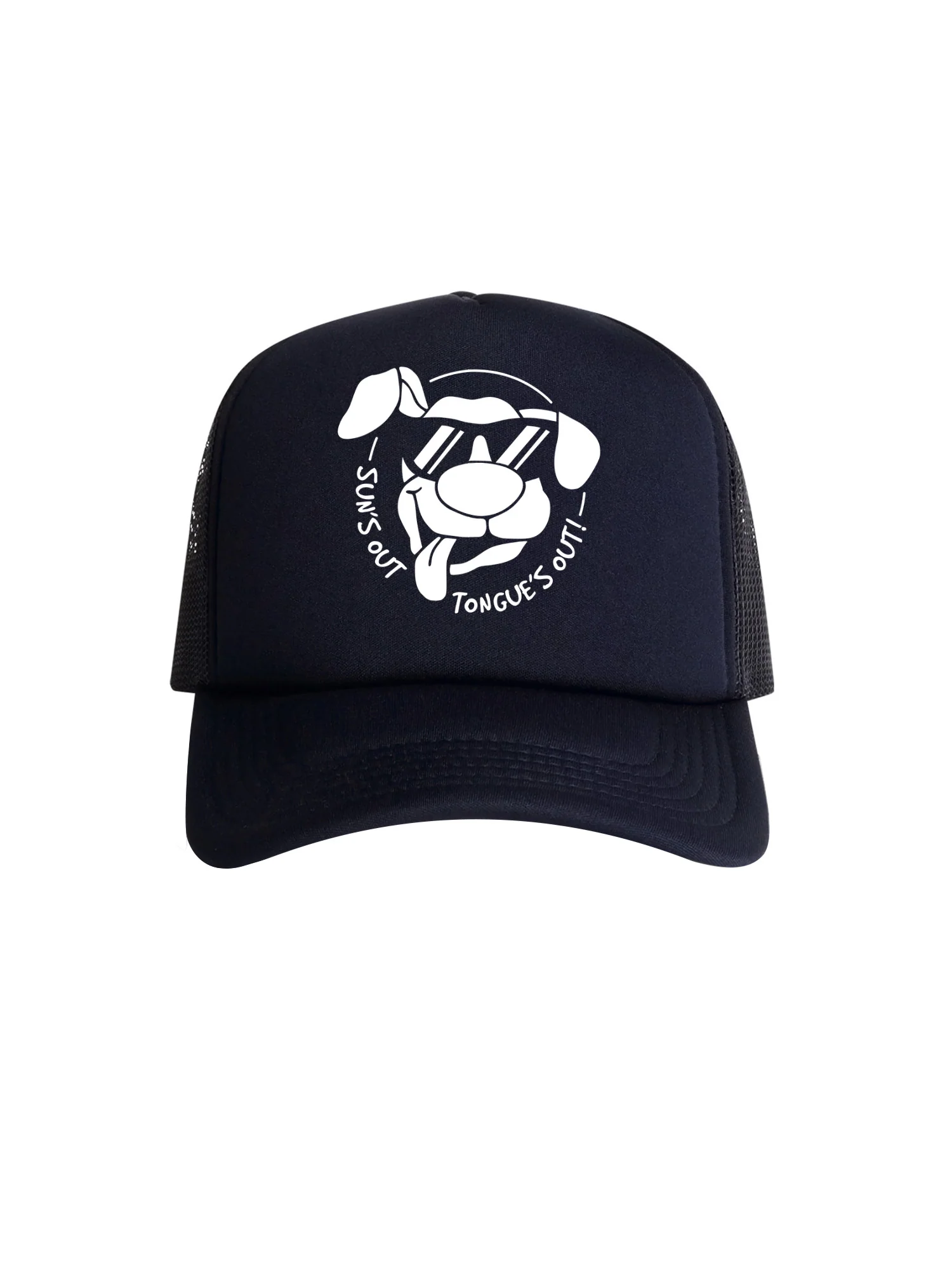Sun's Out Tongue's Out Foam Trucker Cap - Image 3