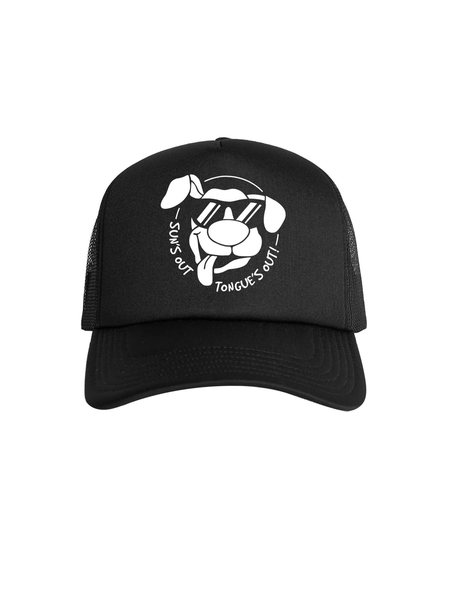 Sun's Out Tongue's Out Foam Trucker Cap - Image 7