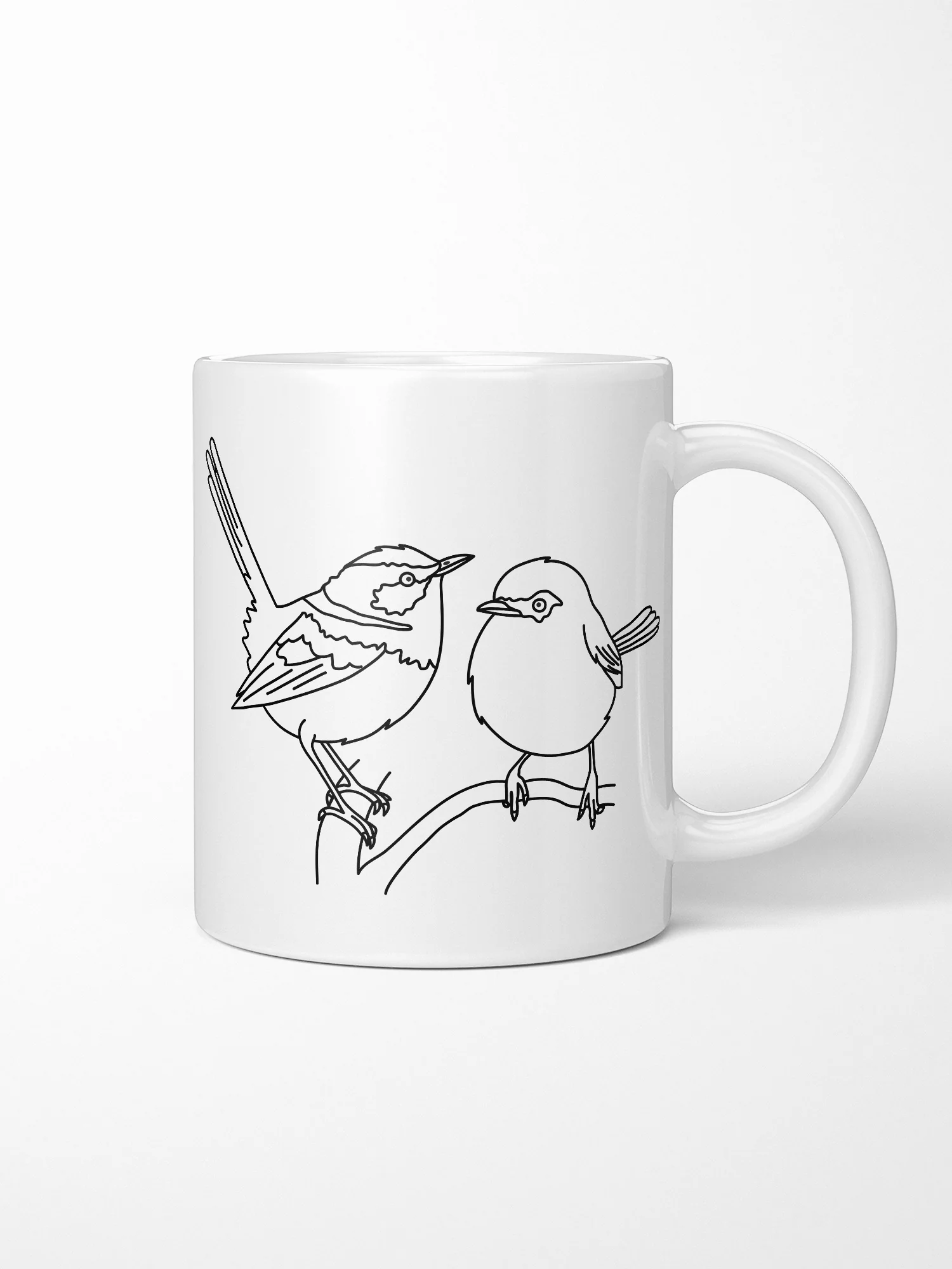 Superb Fairy Wren Ceramic Mug - Image 2