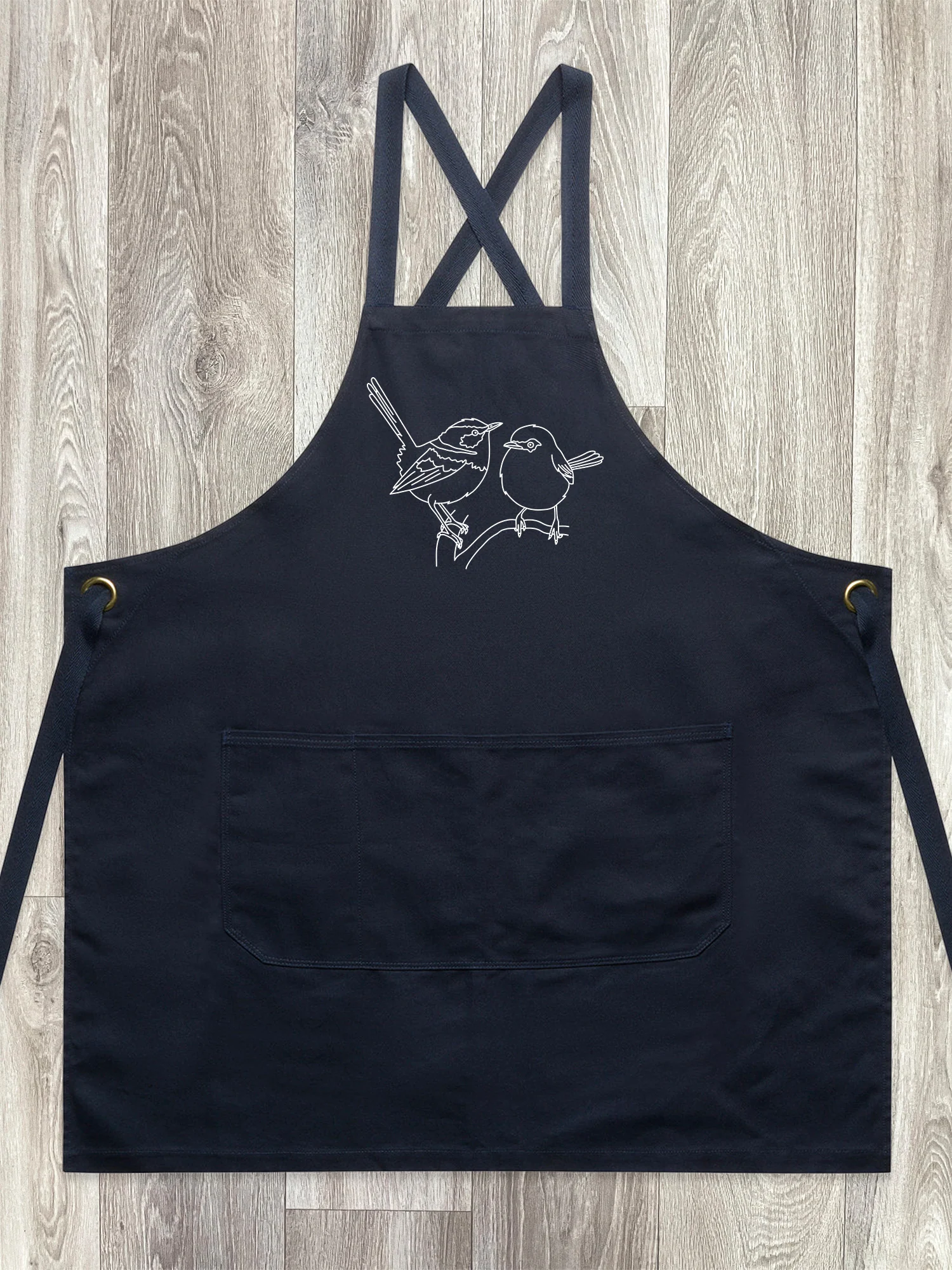 Superb Fairy Wren Jarrah Crossback Apron - Image 3