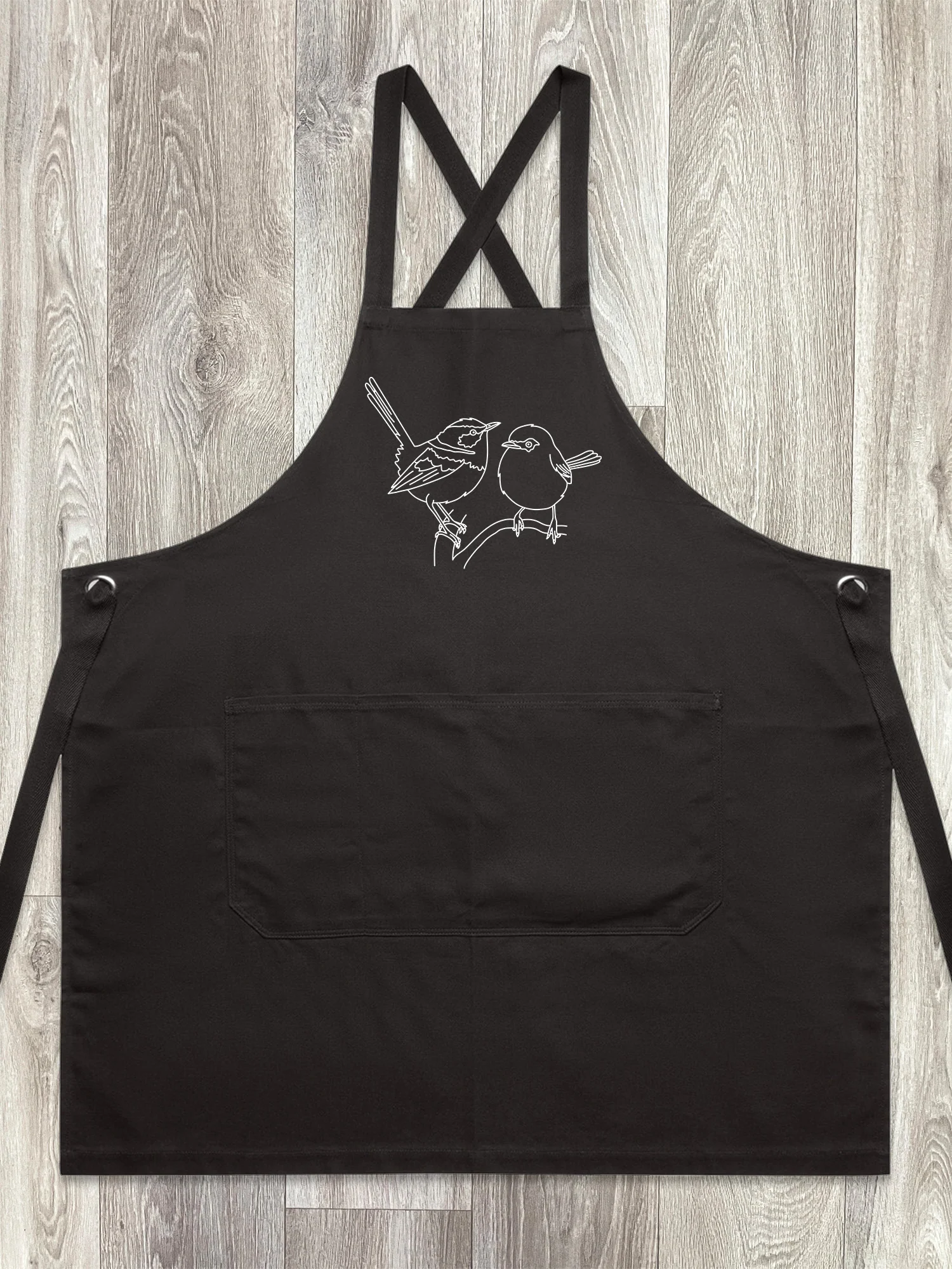 Superb Fairy Wren Jarrah Crossback Apron - Image 4