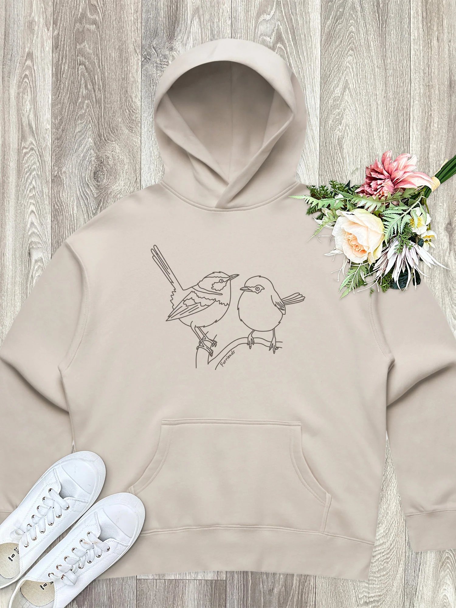 Superb Fairy Wren Women's Comfort Hood - Image 3