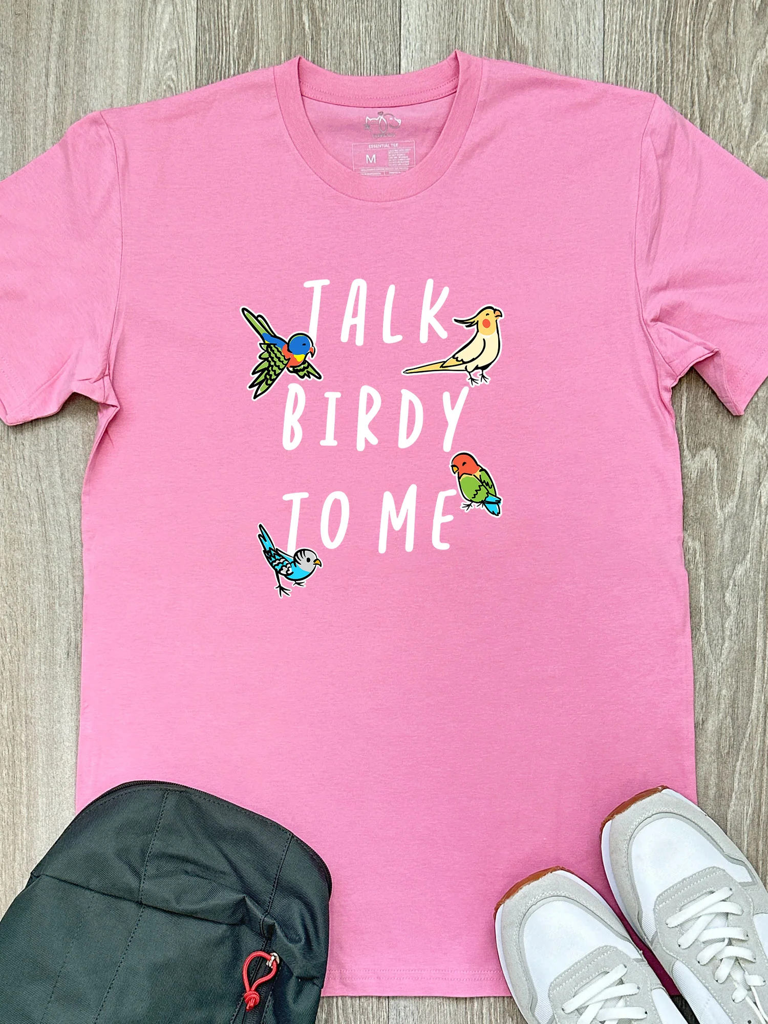 Talk Birdy To Me Essential Unisex Tee - Image 2