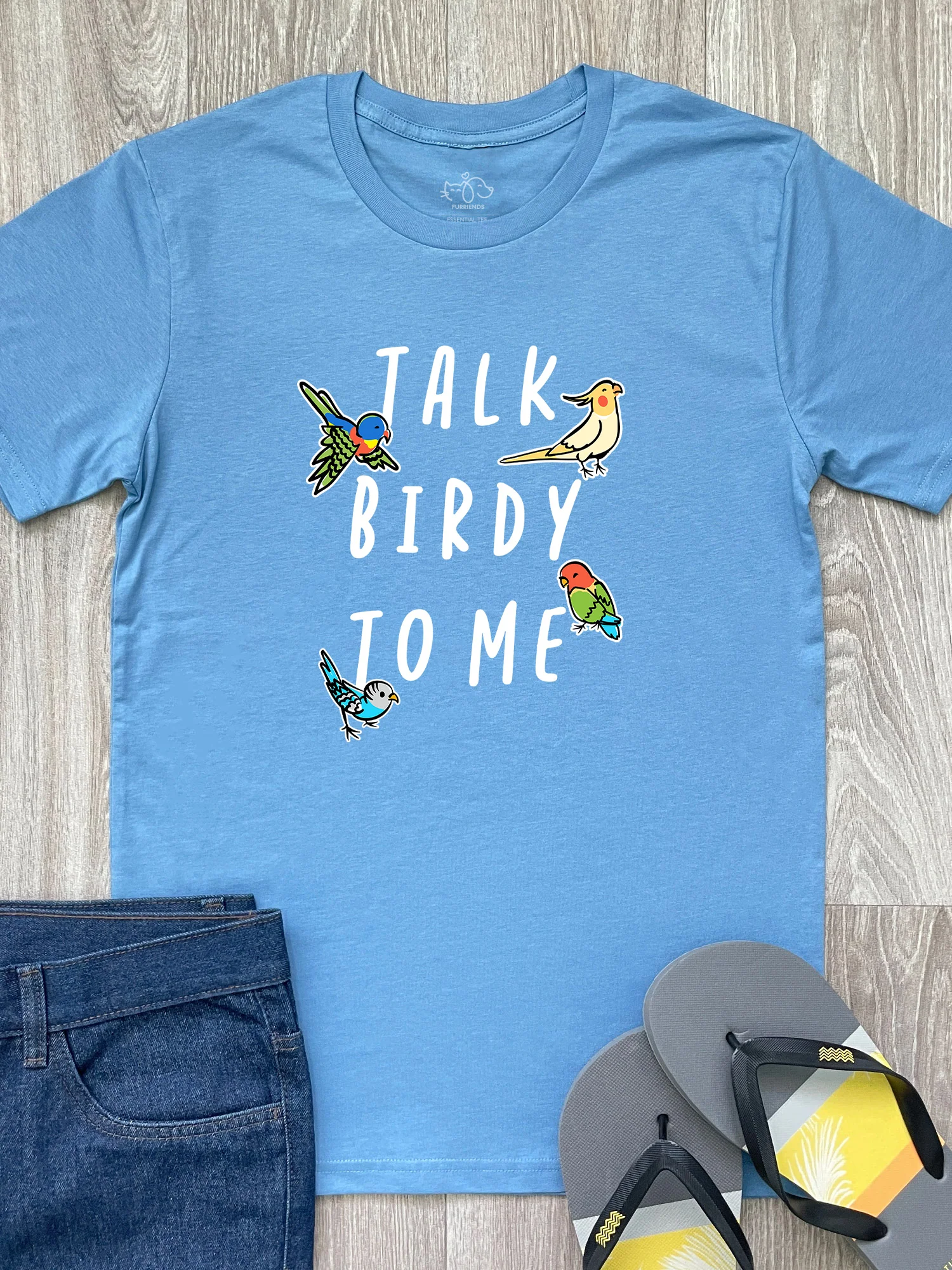 Talk Birdy To Me Essential Unisex Tee - Image 7