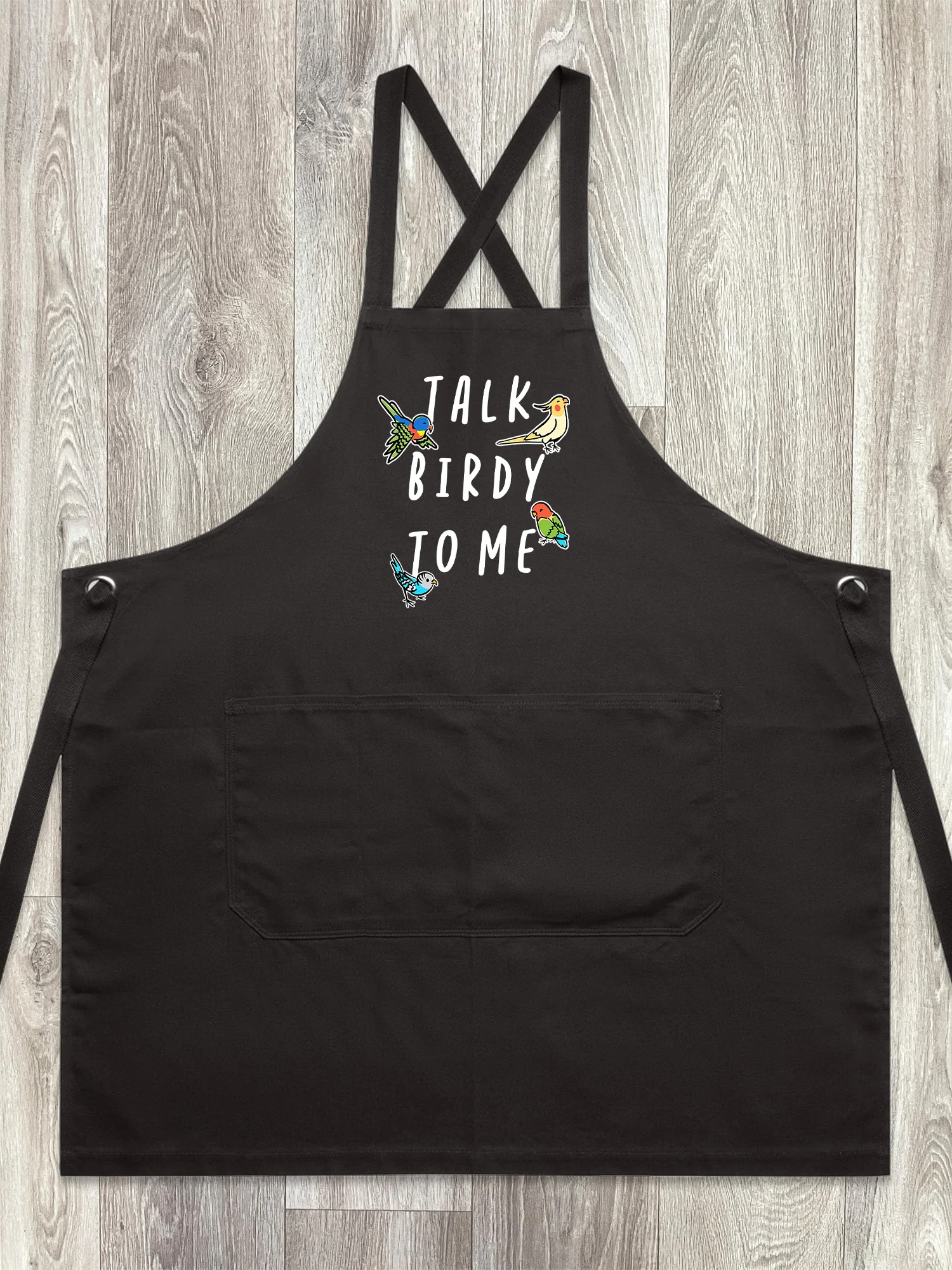 Talk Birdy To Me Jarrah Crossback Apron - Image 2