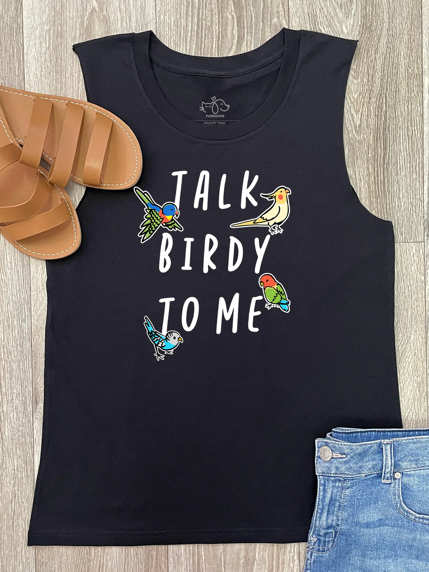 Talk Birdy To Me Marley Tank - Image 3