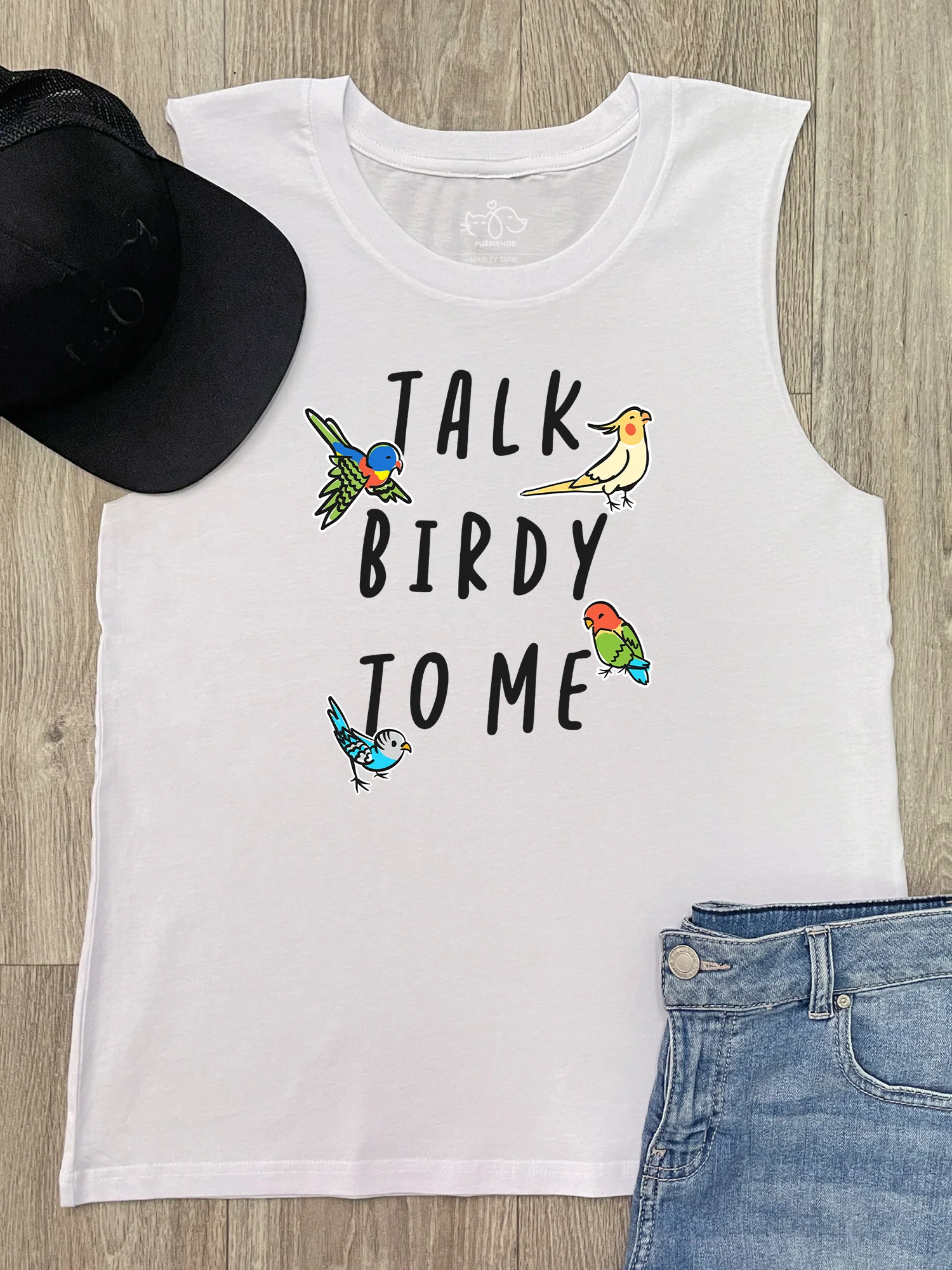 Talk Birdy To Me Marley Tank - Image 4