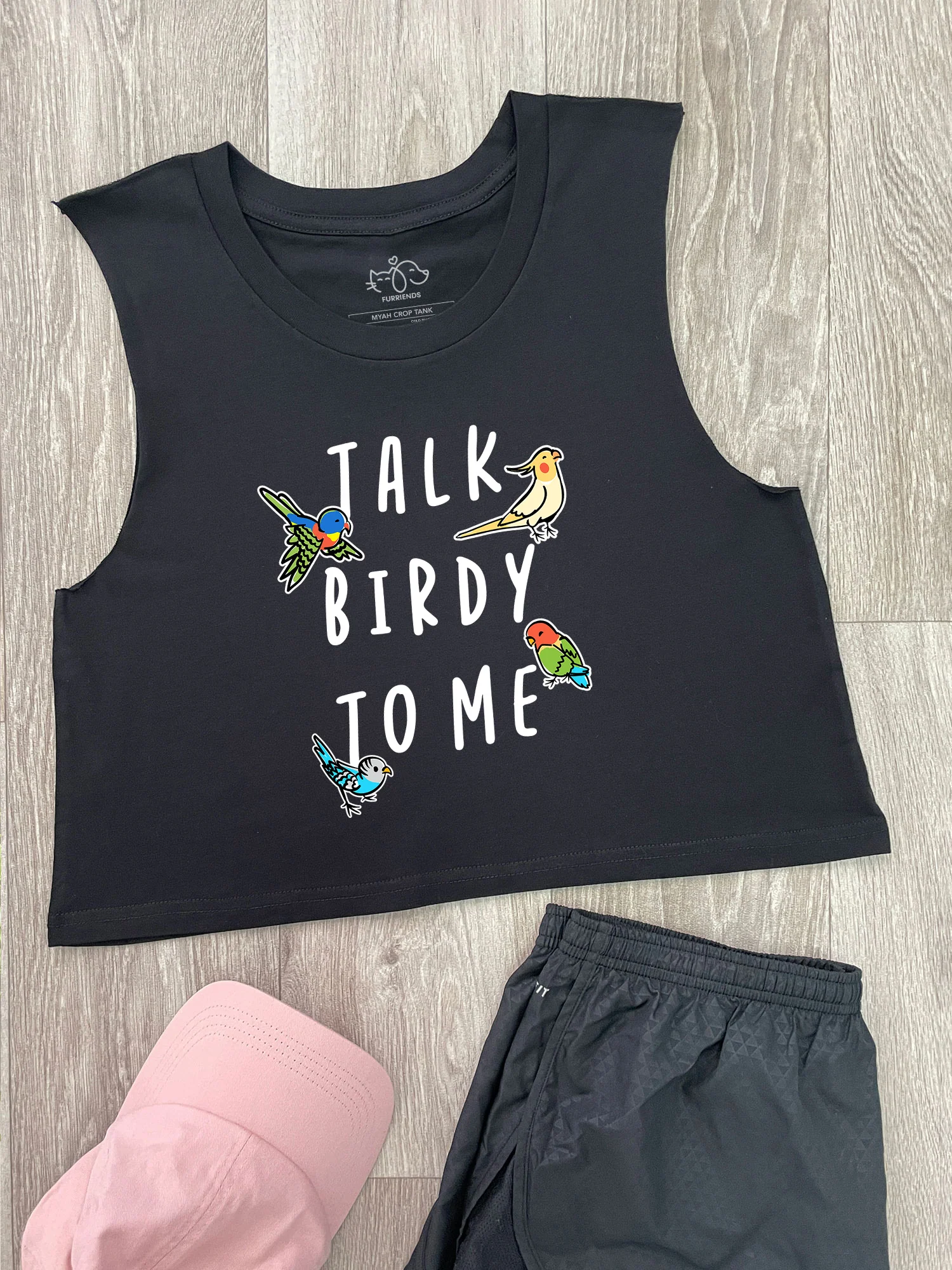 Talk Birdy To Me Myah Crop Tank - Image 3