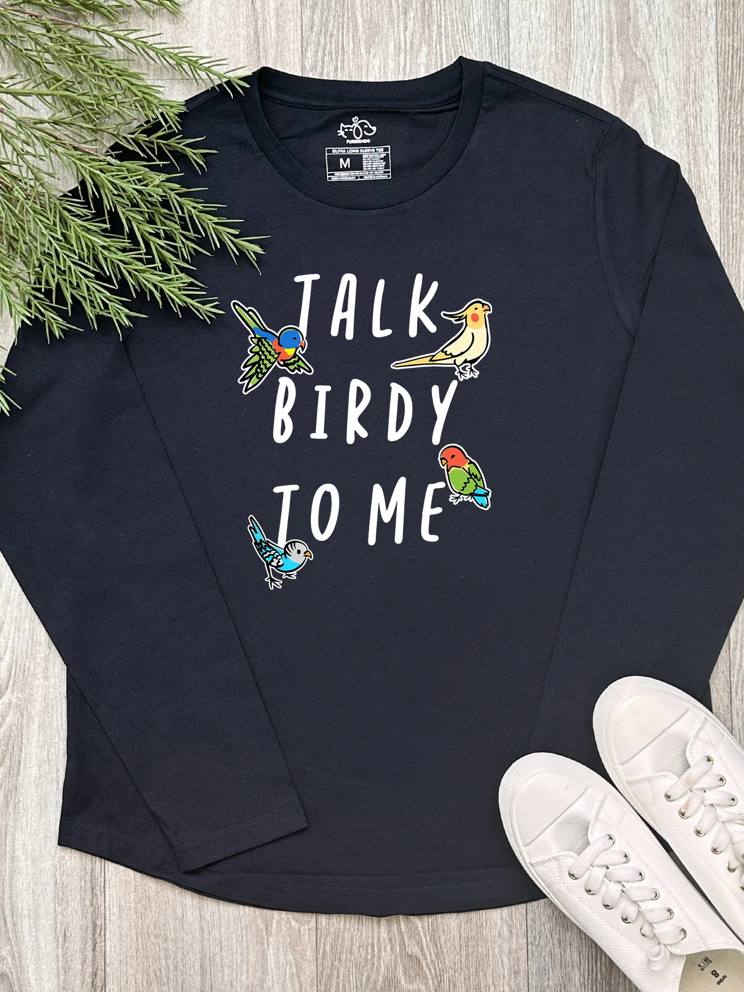 Talk Birdy To Me Olivia Long Sleeve Tee - Image 3