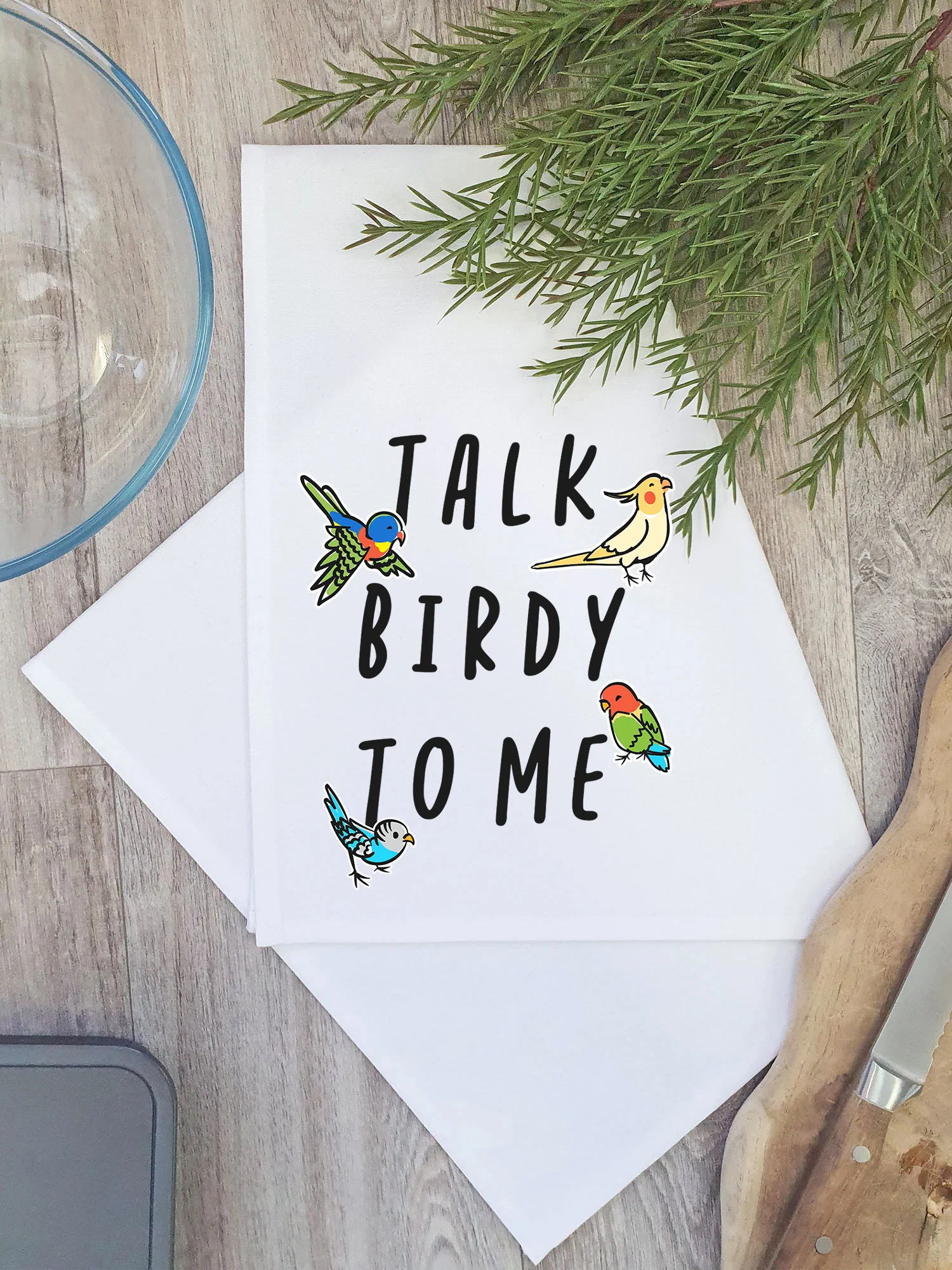 Talk Birdy To Me Tea Towel - Image 3