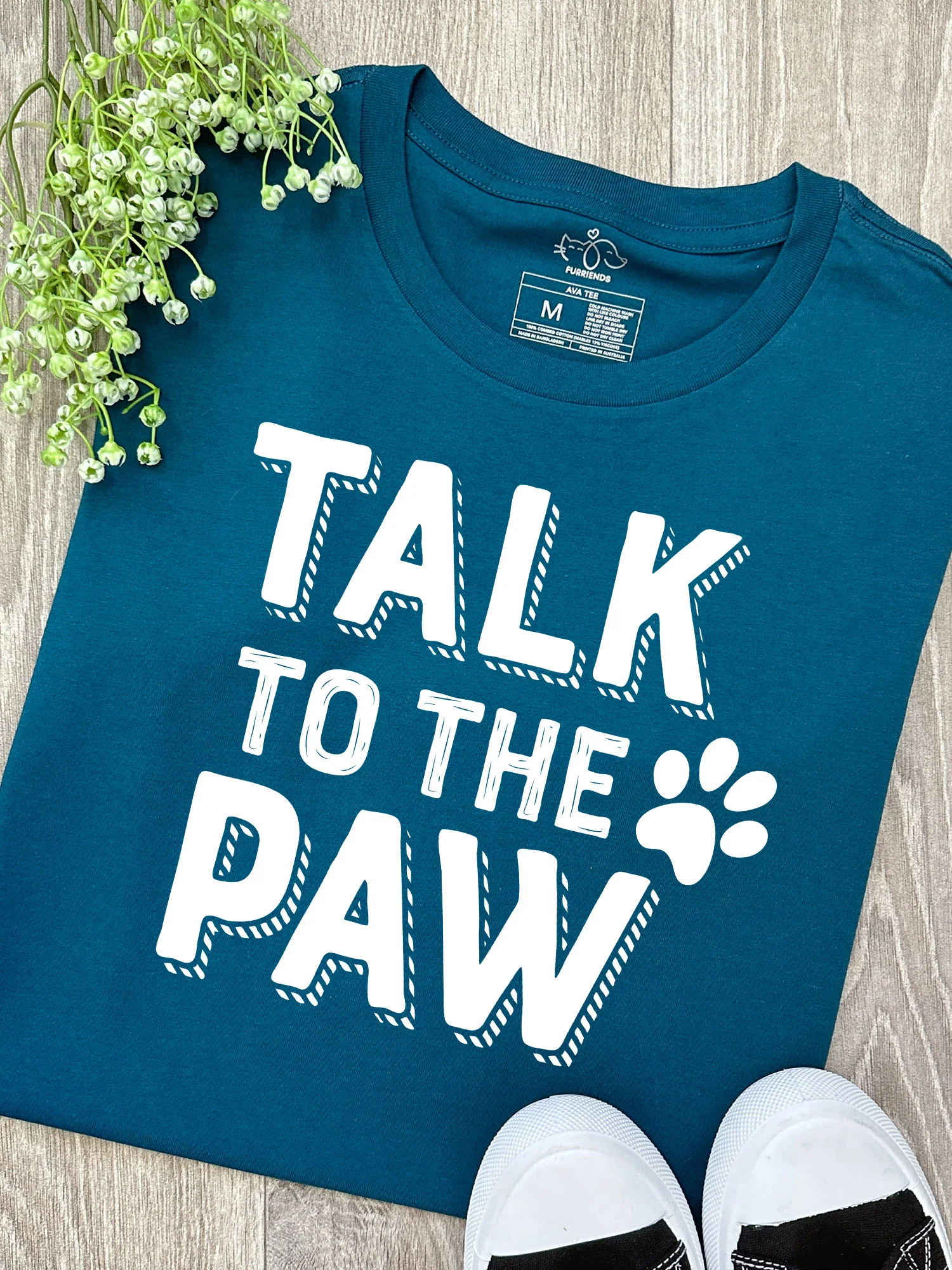 Talk To The Paw Ava Women's Regular Fit Tee - Image 4