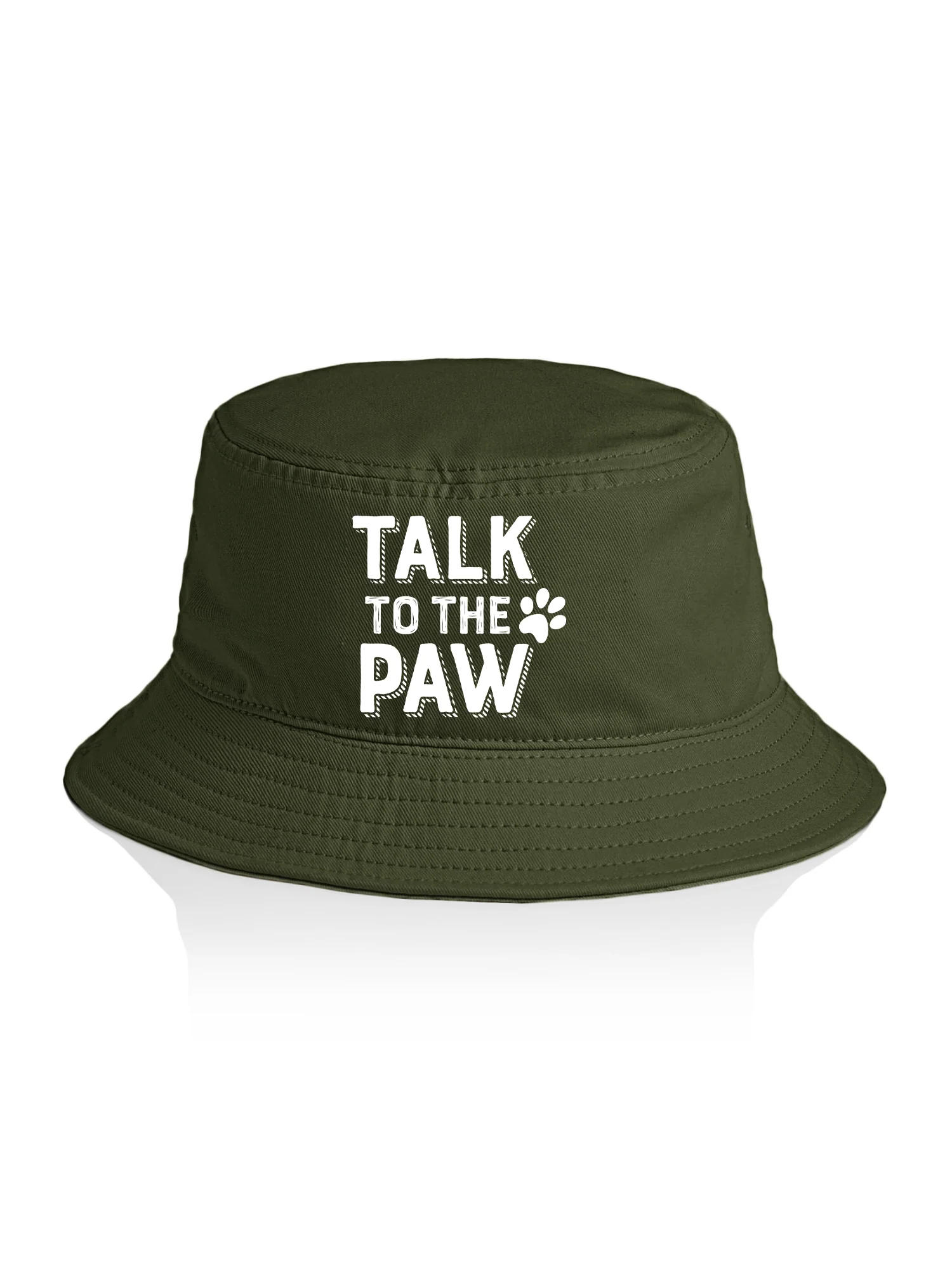 Talk To The Paw Bucket Hat