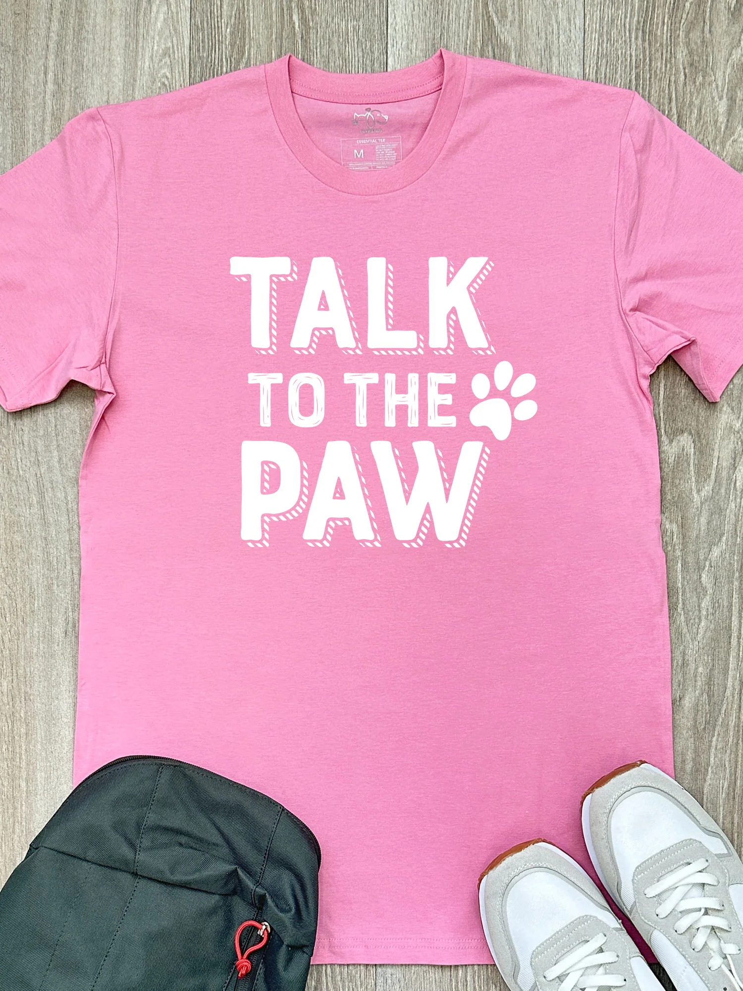 Talk To The Paw Essential Unisex Tee - Image 2