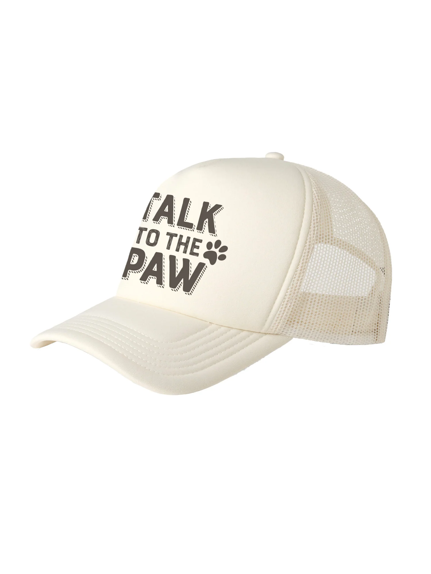 Talk To The Paw Foam Trucker Cap - Image 4