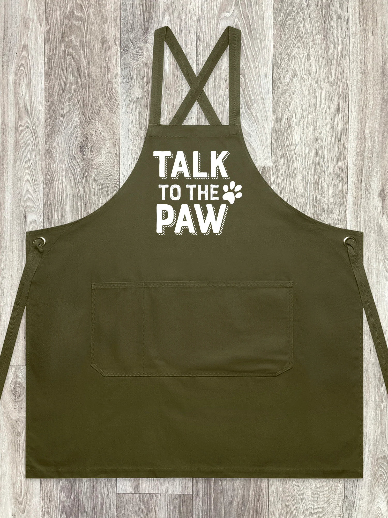 Talk To The Paw Jarrah Crossback Apron - Image 3