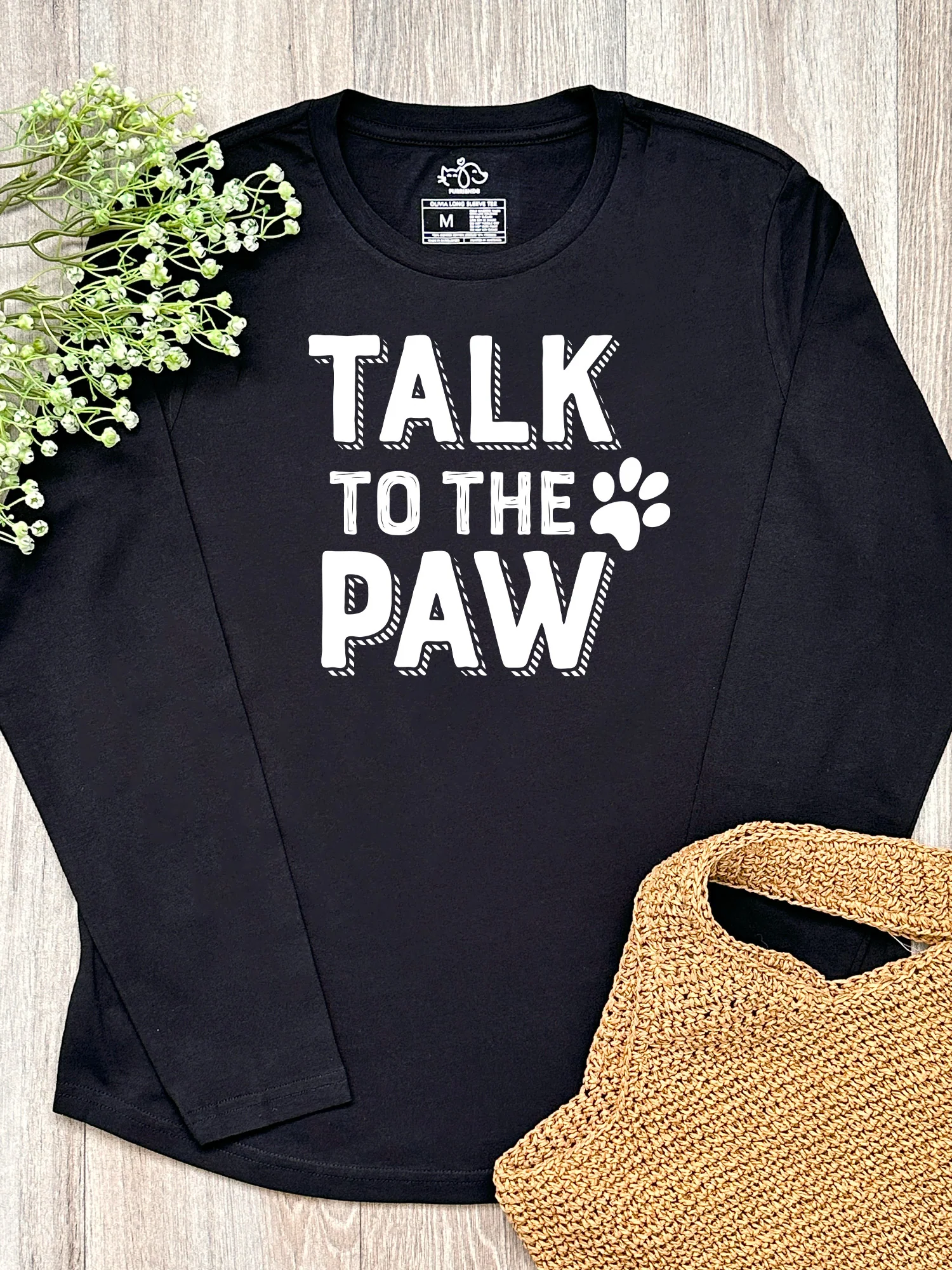 Talk To The Paw Olivia Long Sleeve Tee