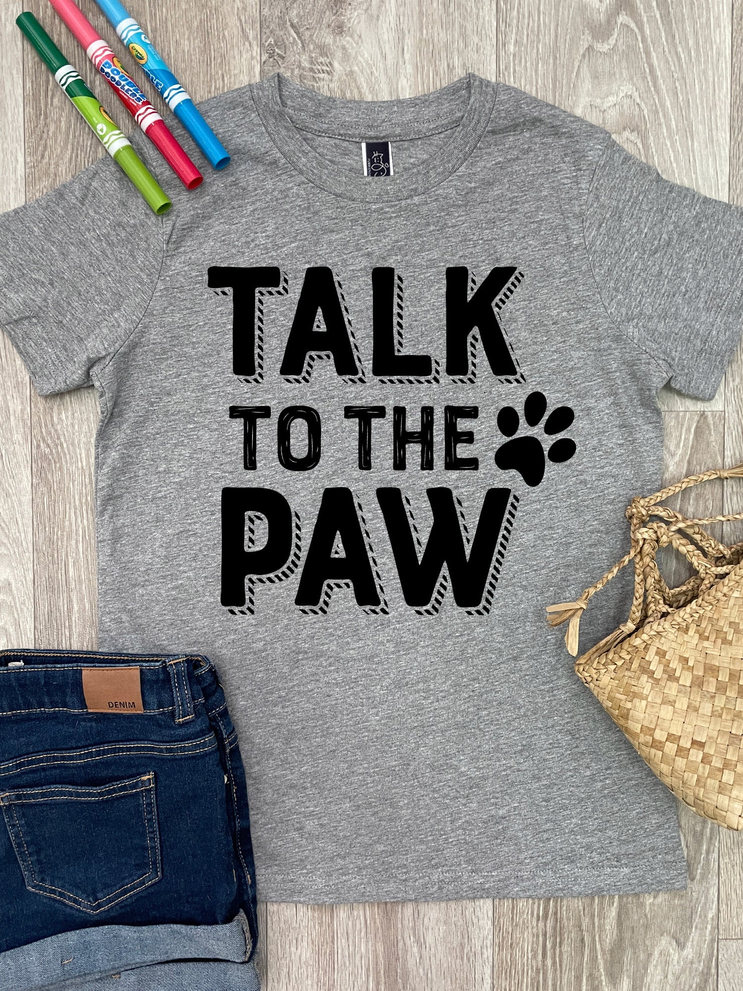 Talk To The Paw Youth Tee - Image 3
